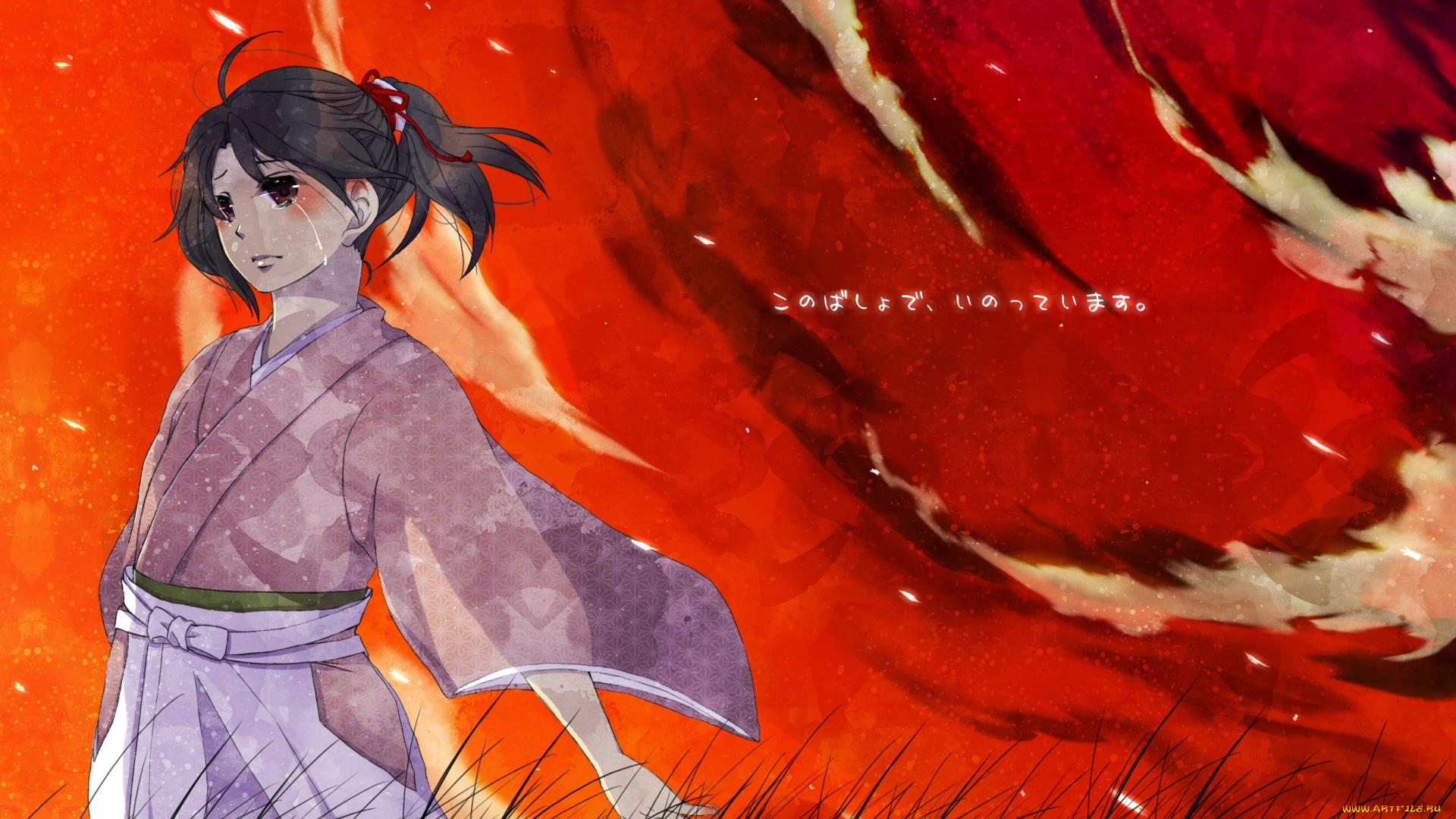 аниме, hakuouki, yukimura, chizuru