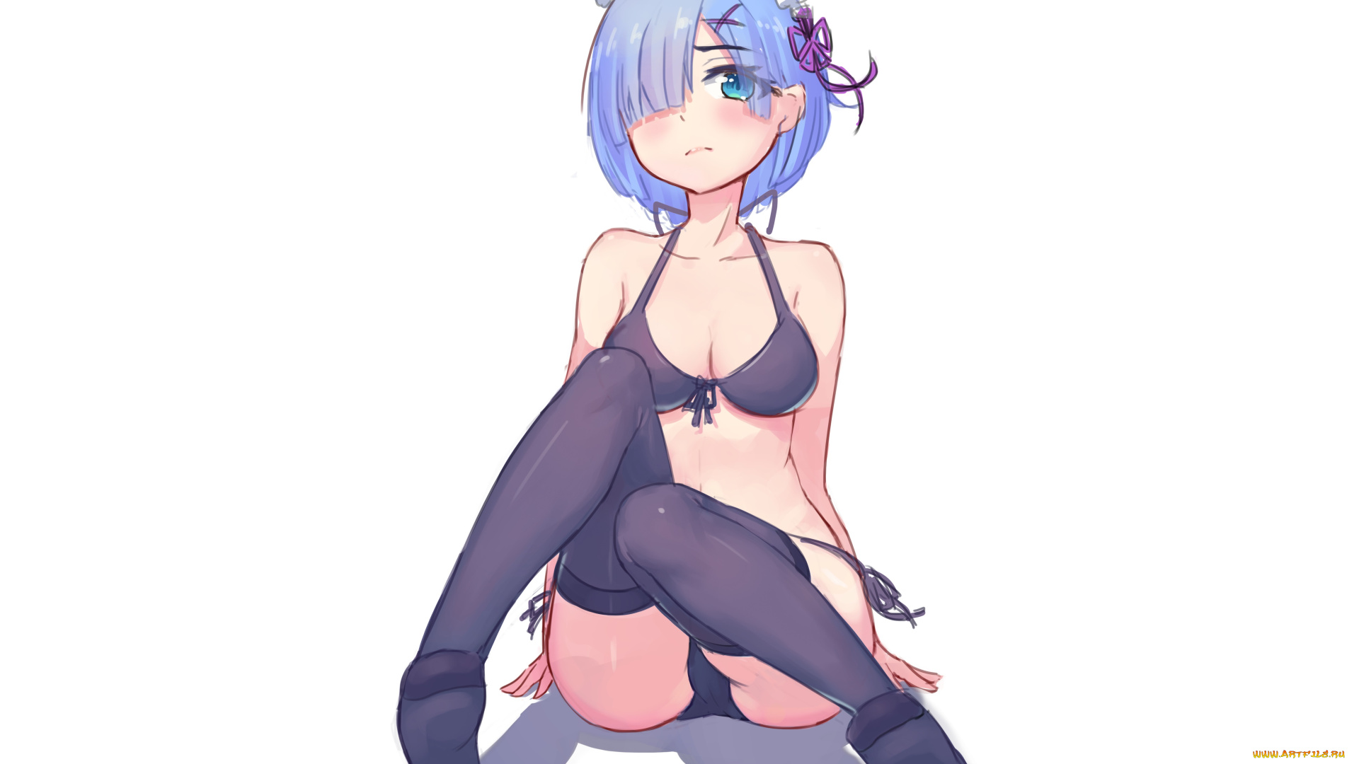 аниме, re, , zero, kara, hajimeru, isekai, seikatsu, рем