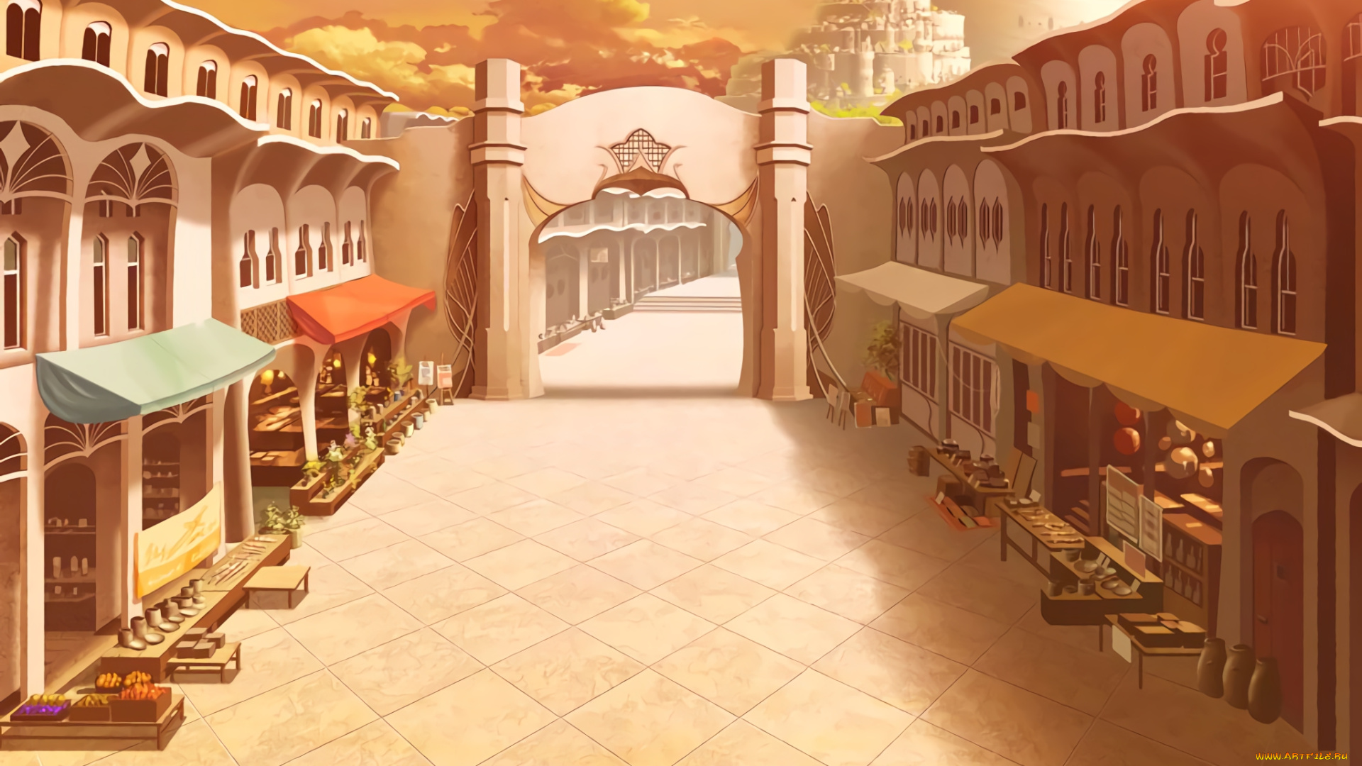 аниме, sword, art, online, улица