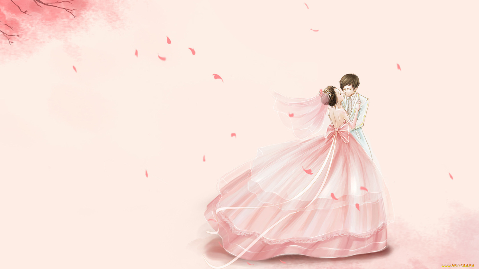 аниме, unknown, , другое, танец, пара, вальс