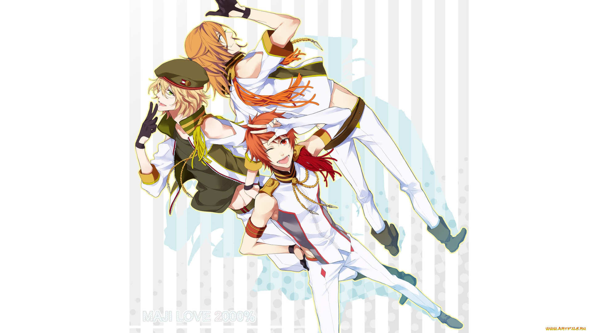 аниме, uta, no, prince-sama, парни