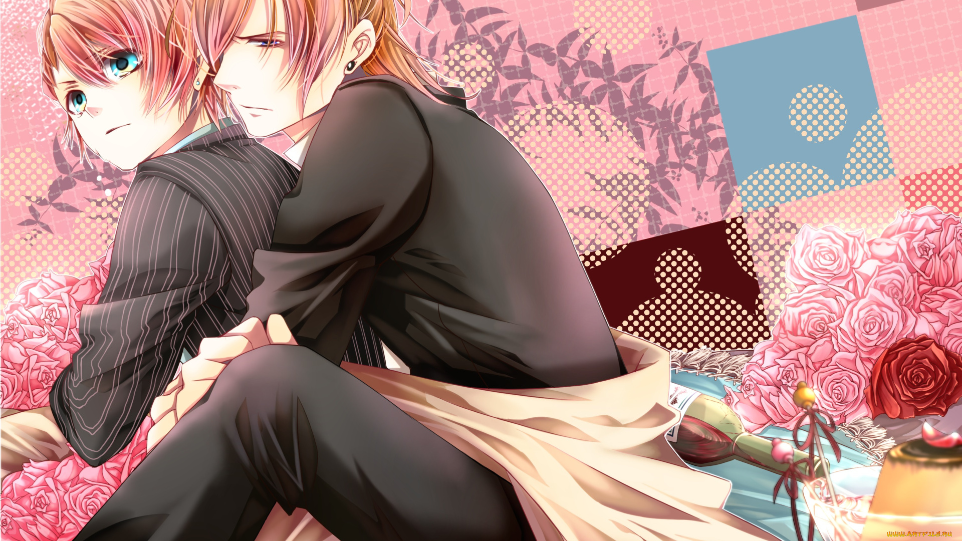 аниме, uta, no, prince-sama, парни