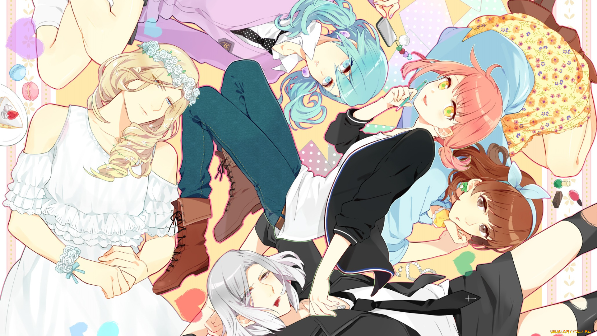 аниме, uta, no, prince-sama, поющий, принц