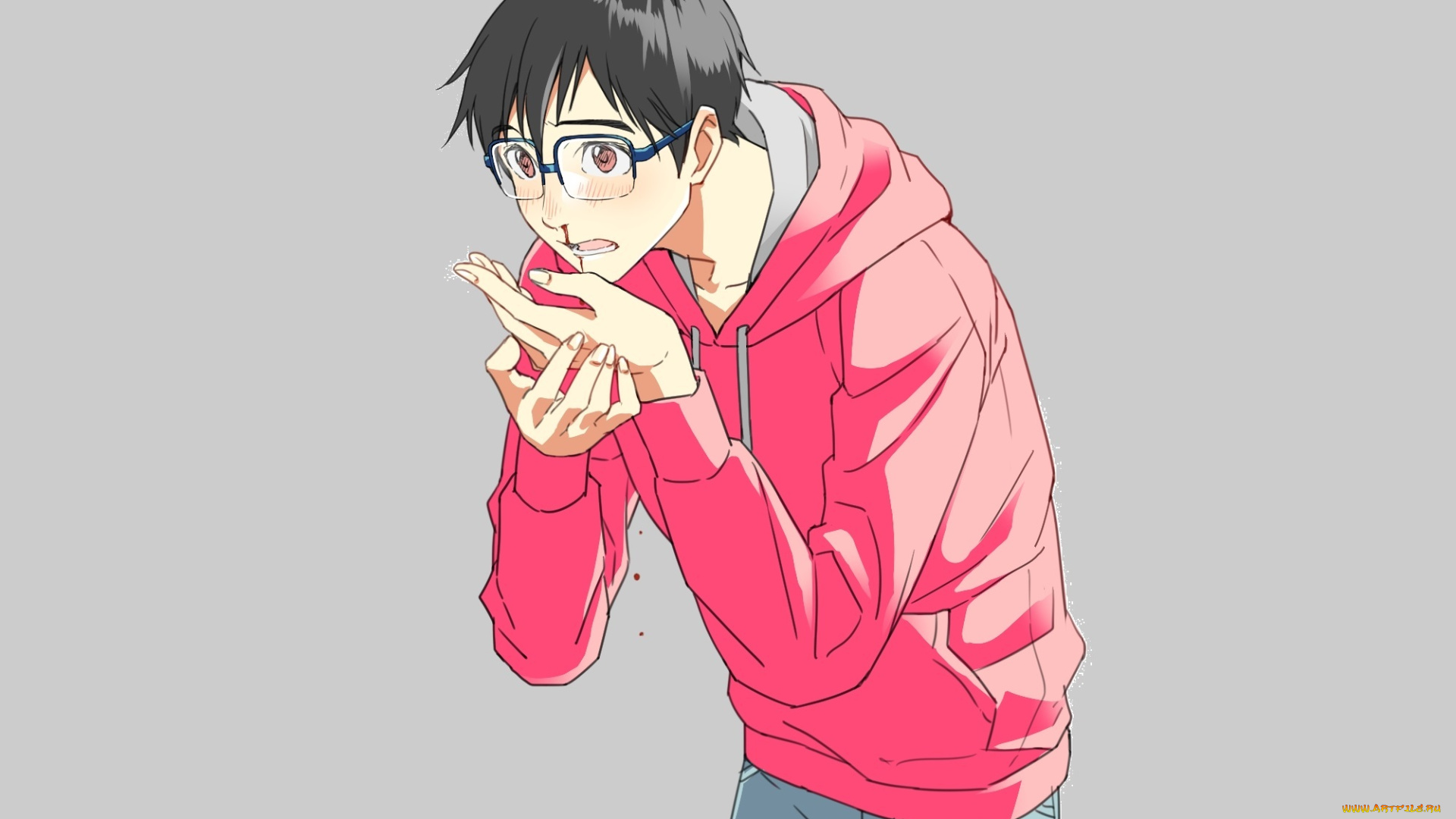 аниме, yuri, on, ice, katsuki, yuuri