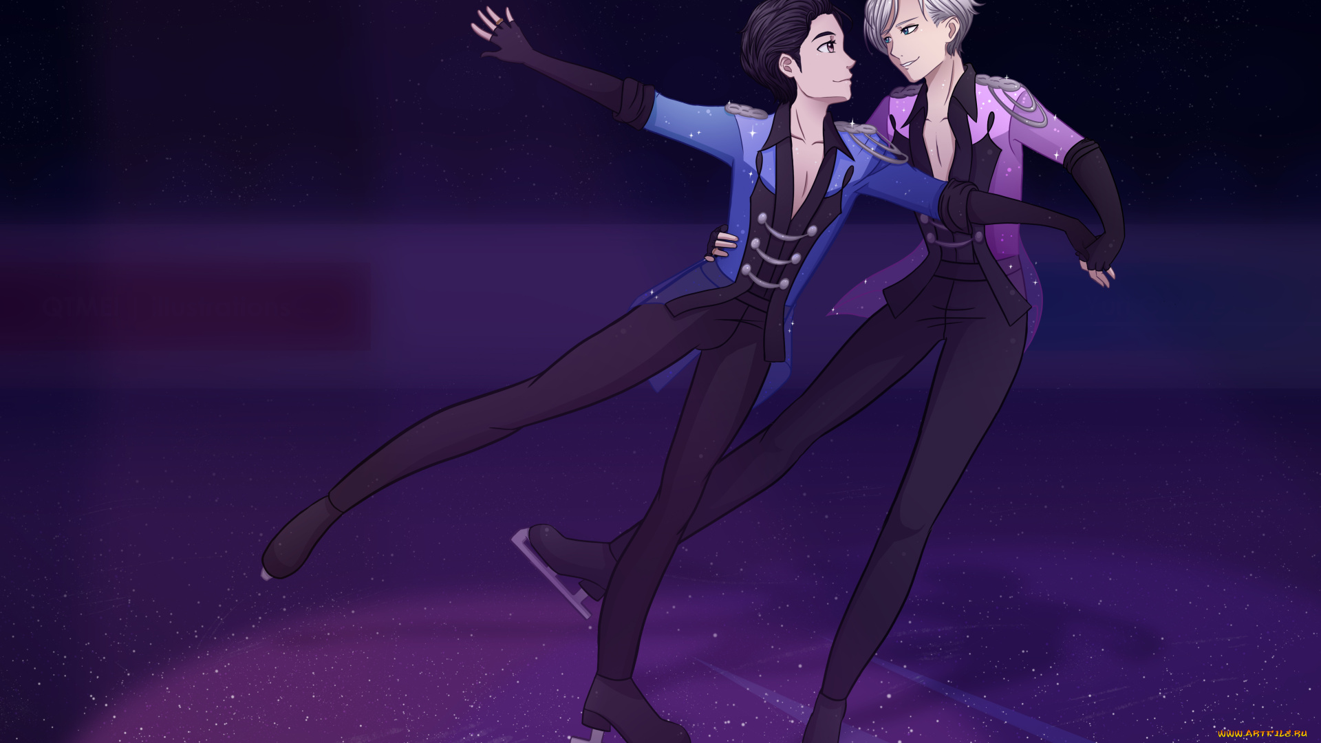 аниме, yuri, on, ice, yuri, on, ice, юрий, на, льду, арт, юри, катсуки, виктор, никифоров
