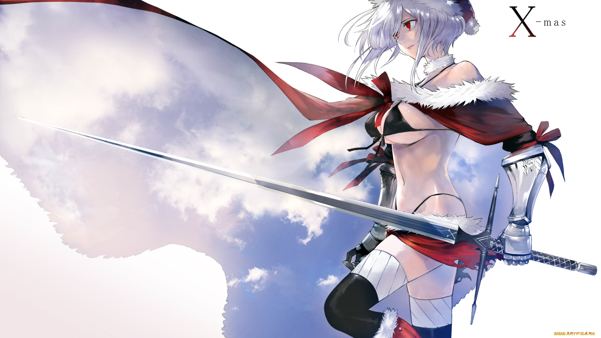 аниме, зима, , новый, год, , рождество, tokiti