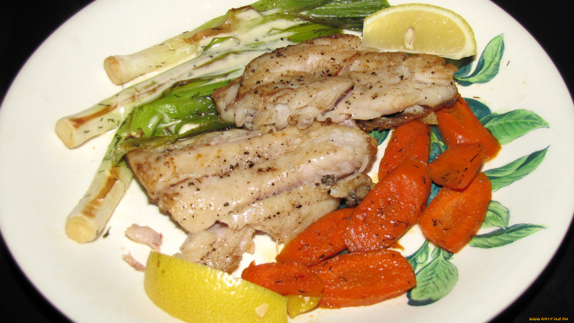 еда, рыбные, блюда, , с, морепродуктами, рыбка