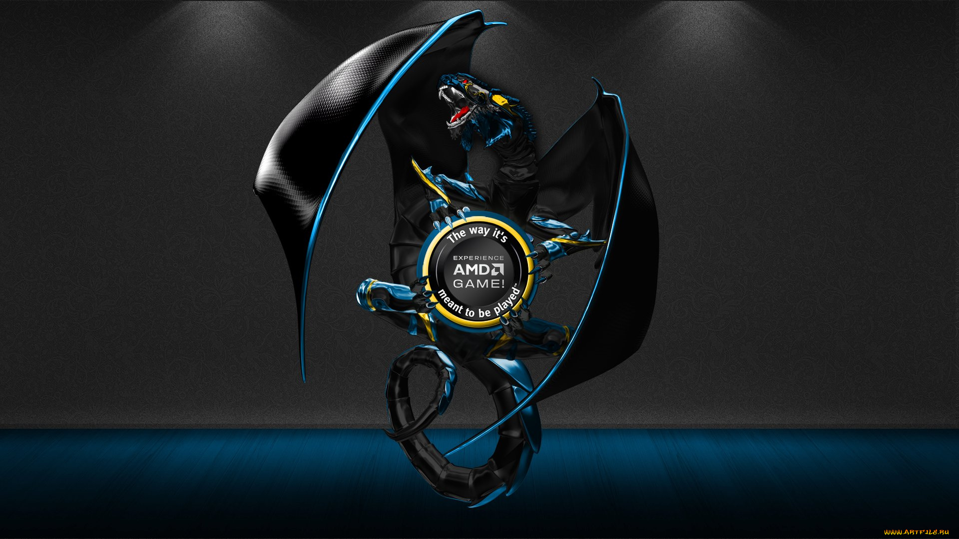 компьютеры, amd, логотип, фон