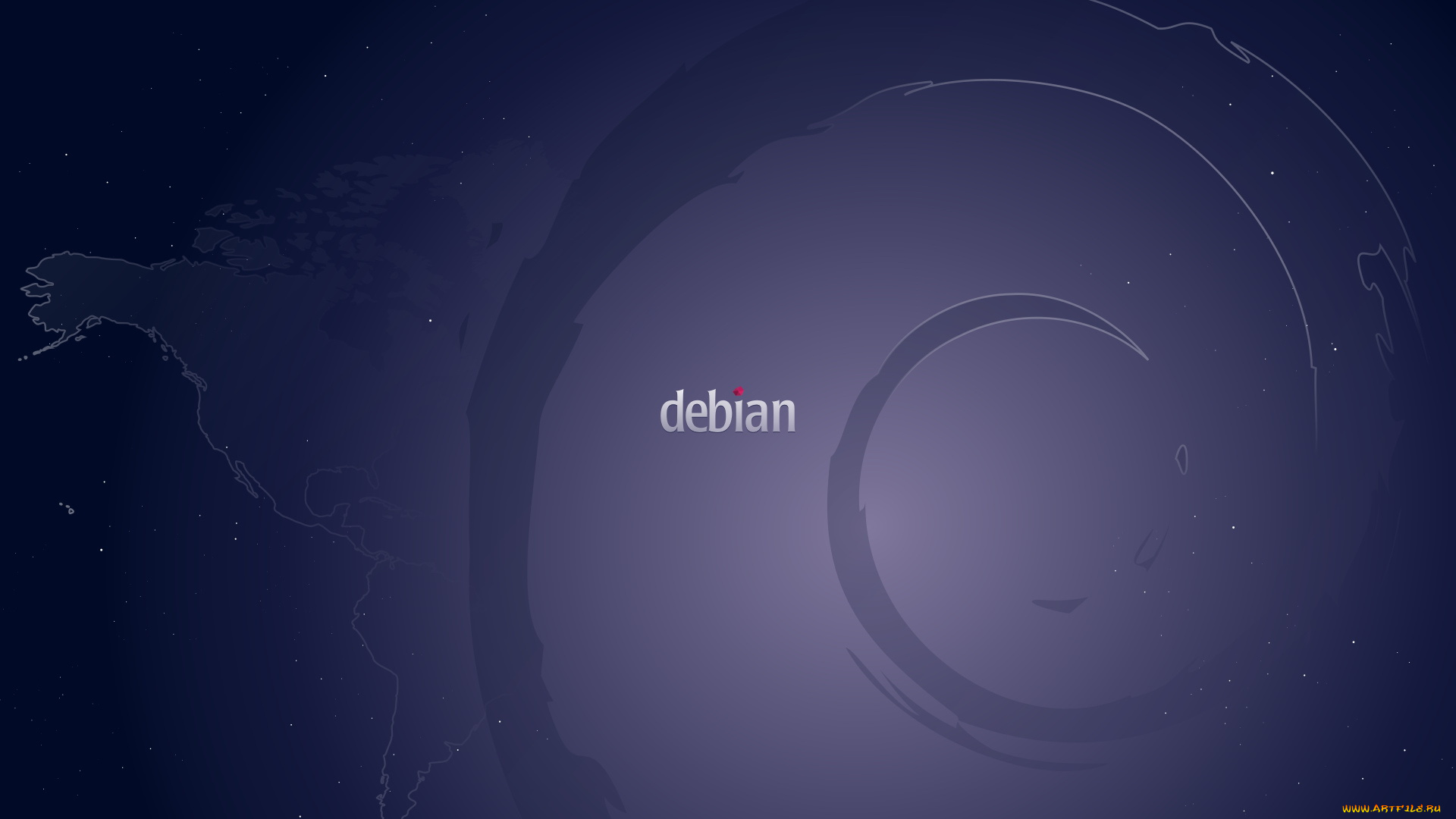 компьютеры, debian, фон, логотип
