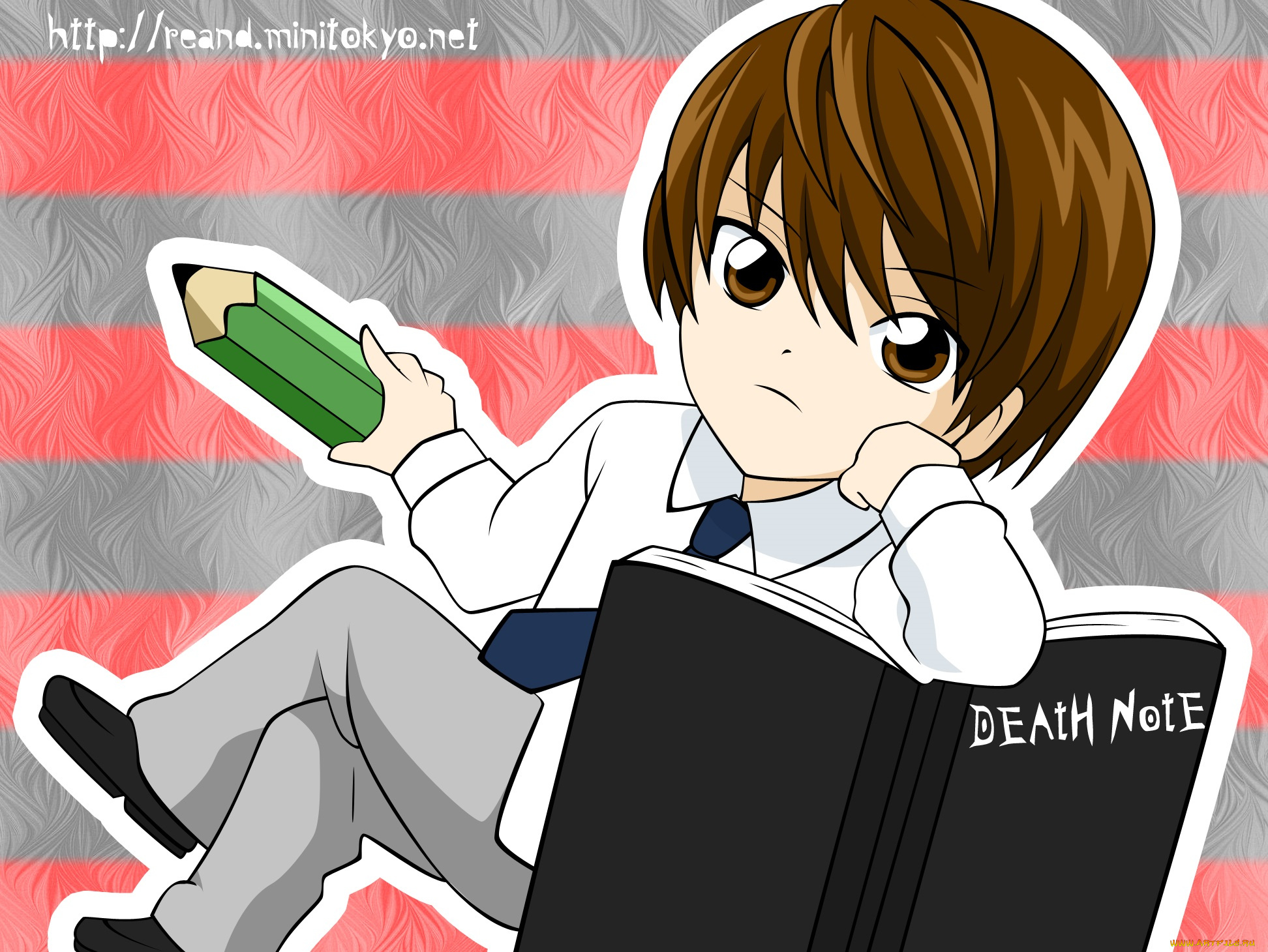 аниме, death, note, yagami, raito