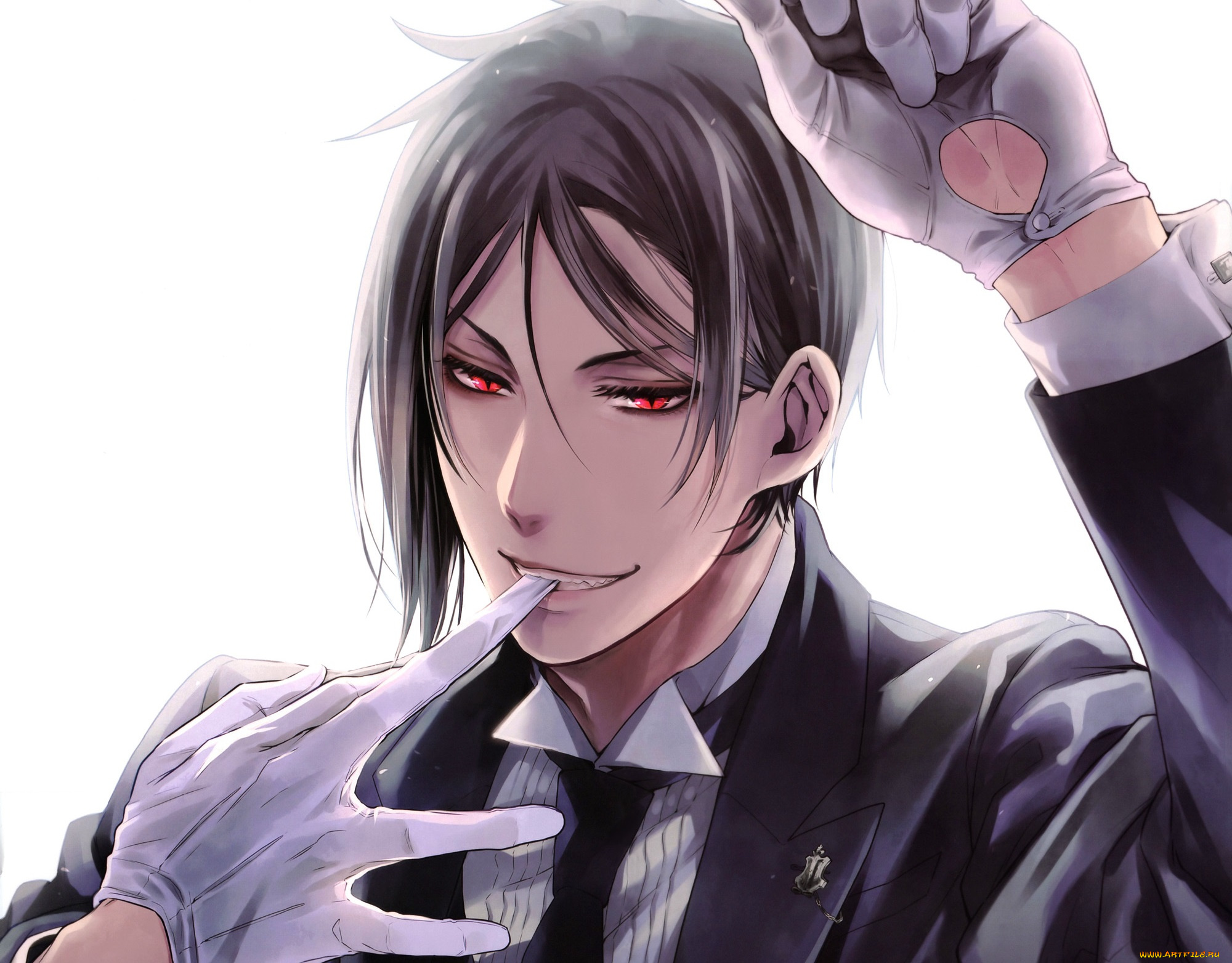 аниме, kuroshitsuji, sebastian, michaelis