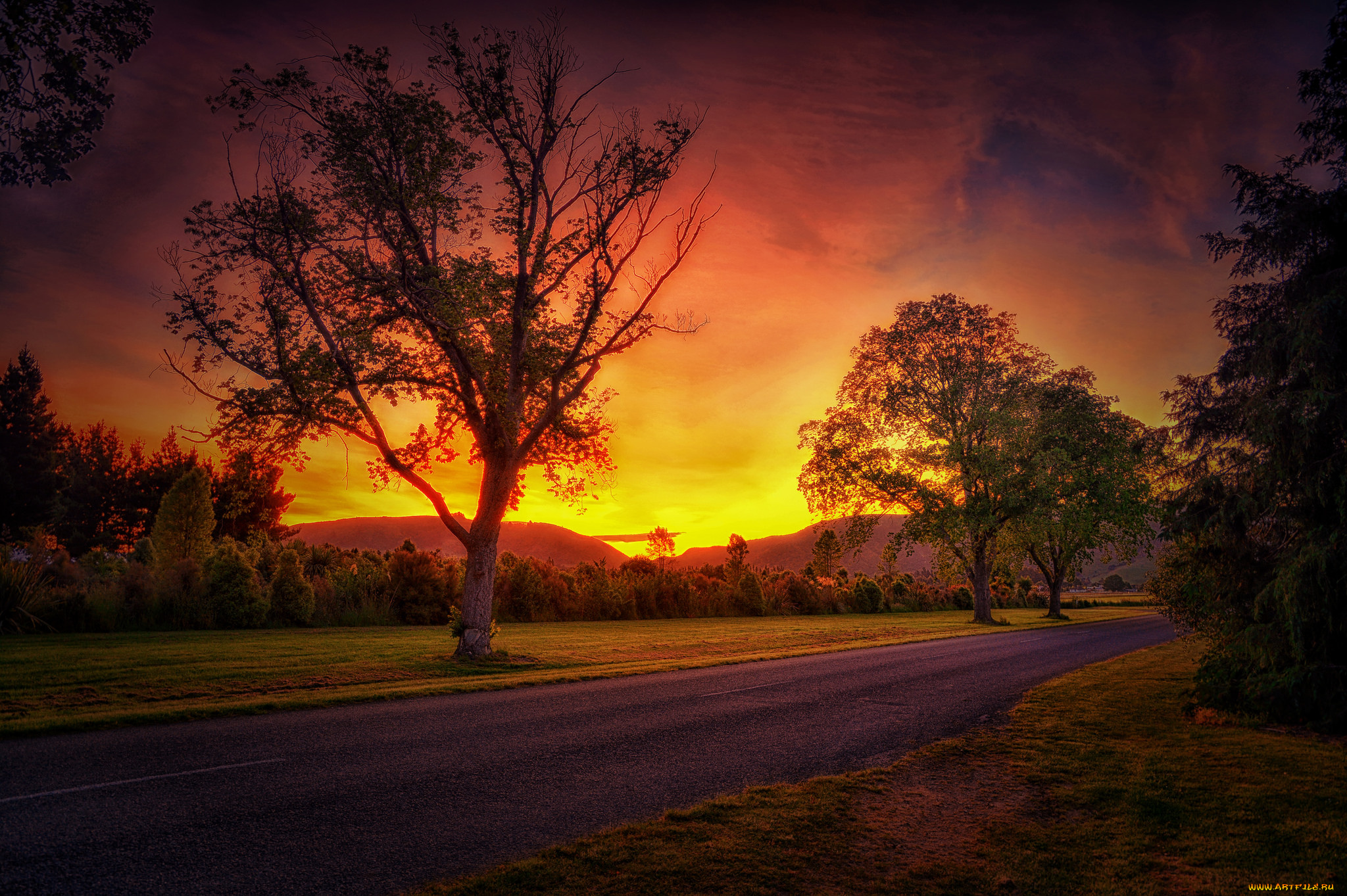 природа, восходы, закаты, рассвет