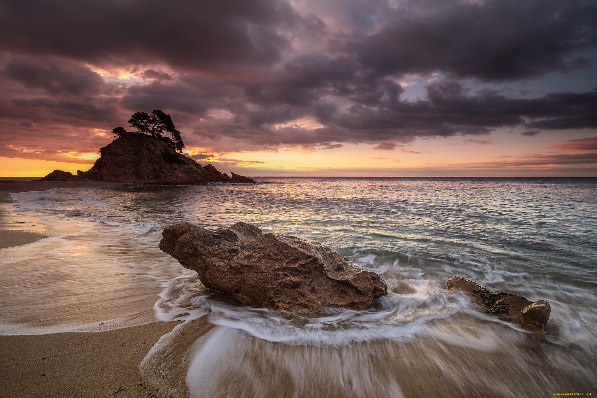 природа, побережье, берег, море