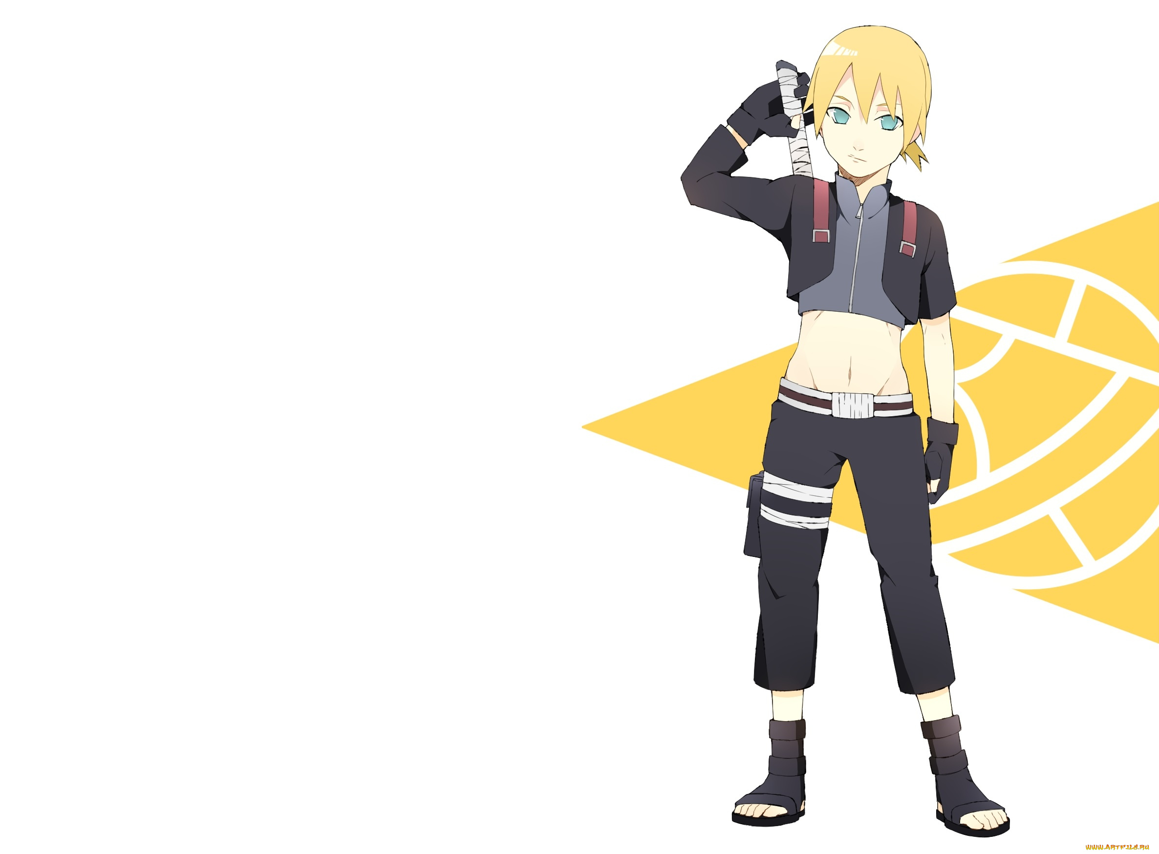 аниме, naruto, yamanaka, inojin