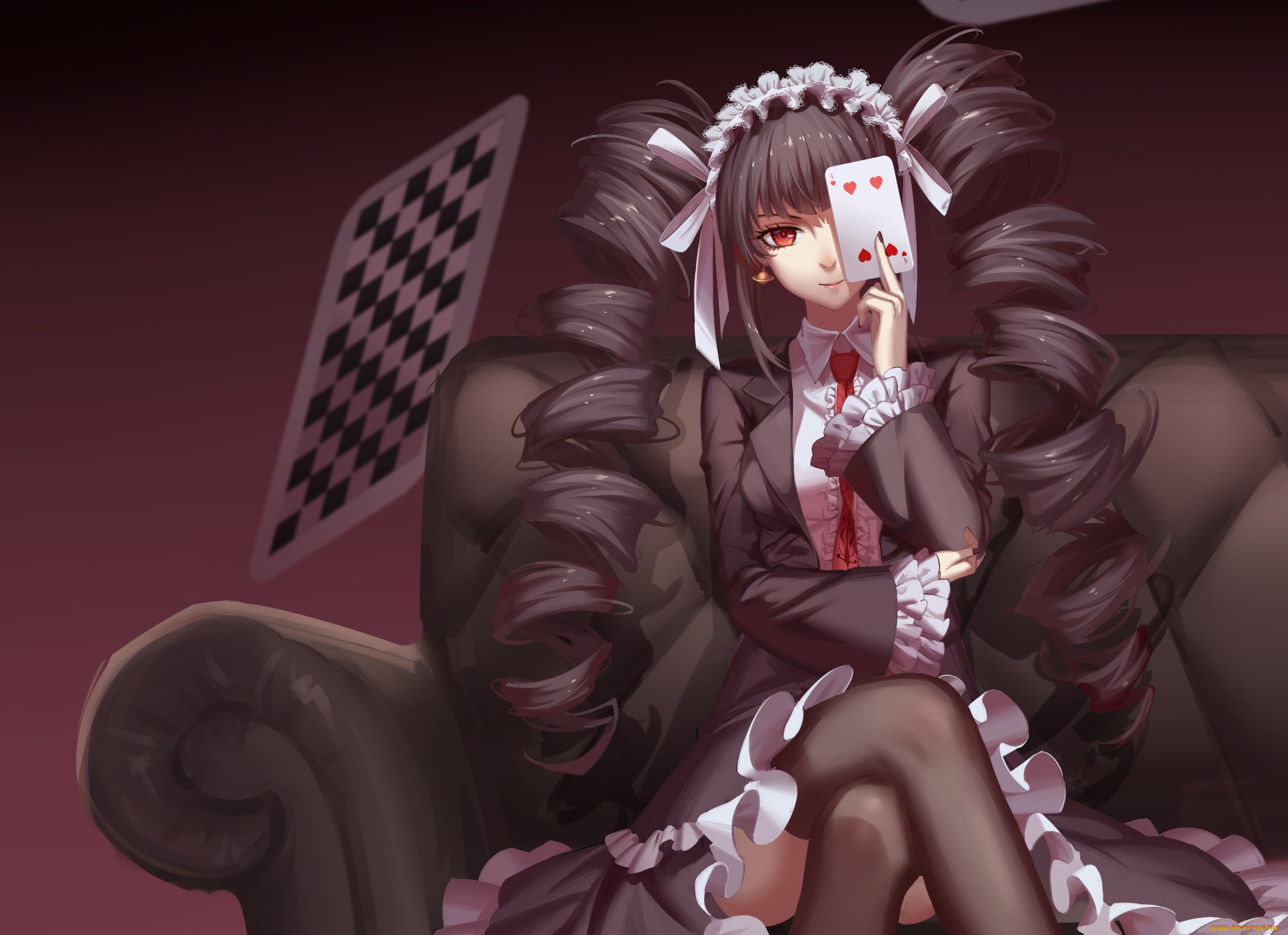аниме, danganronpa, celestia, ludenberg