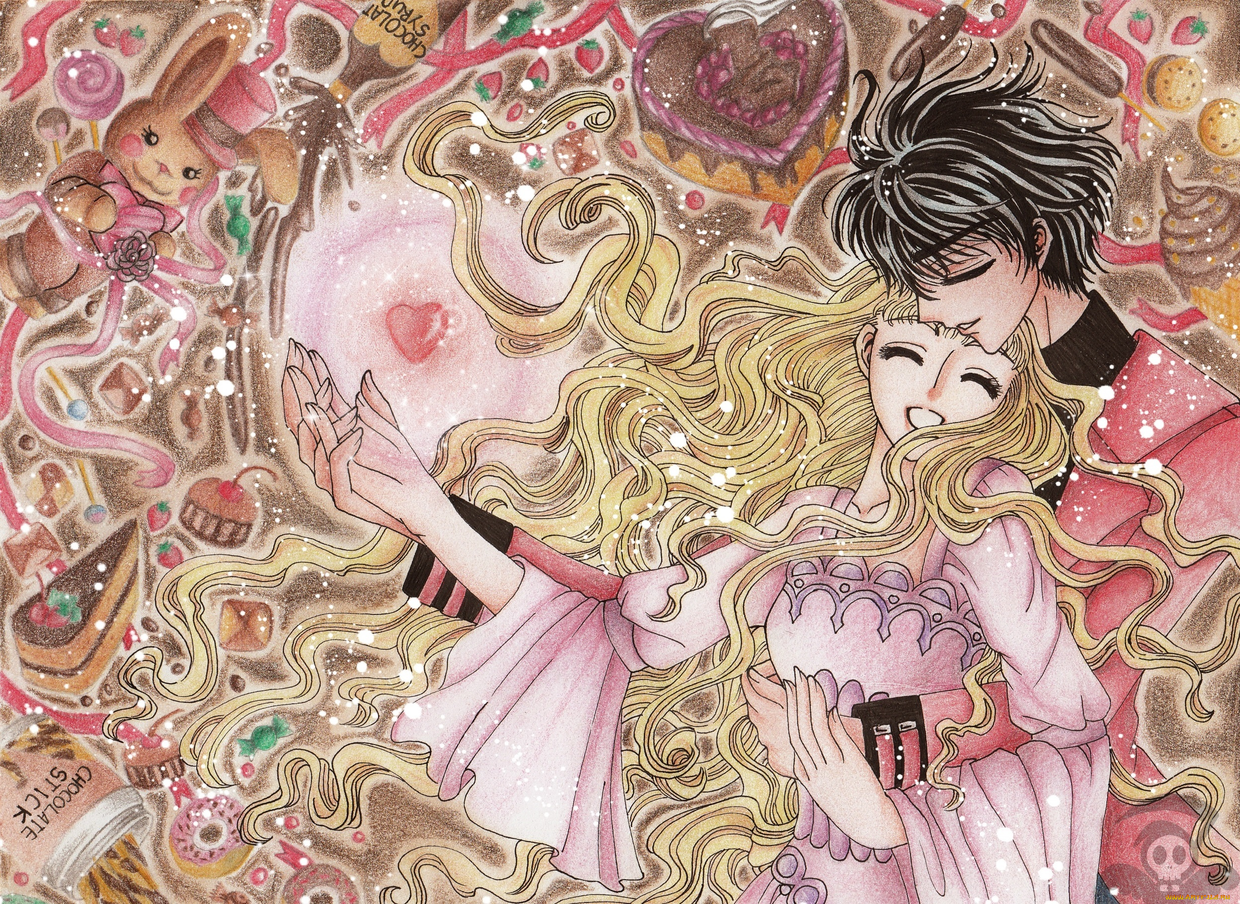 аниме, двое