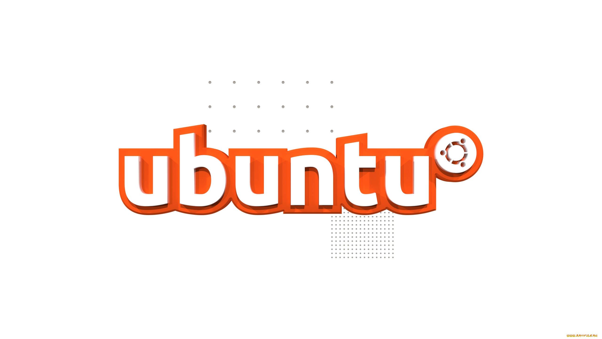 компьютеры, ubuntu, linux, логотип, фон