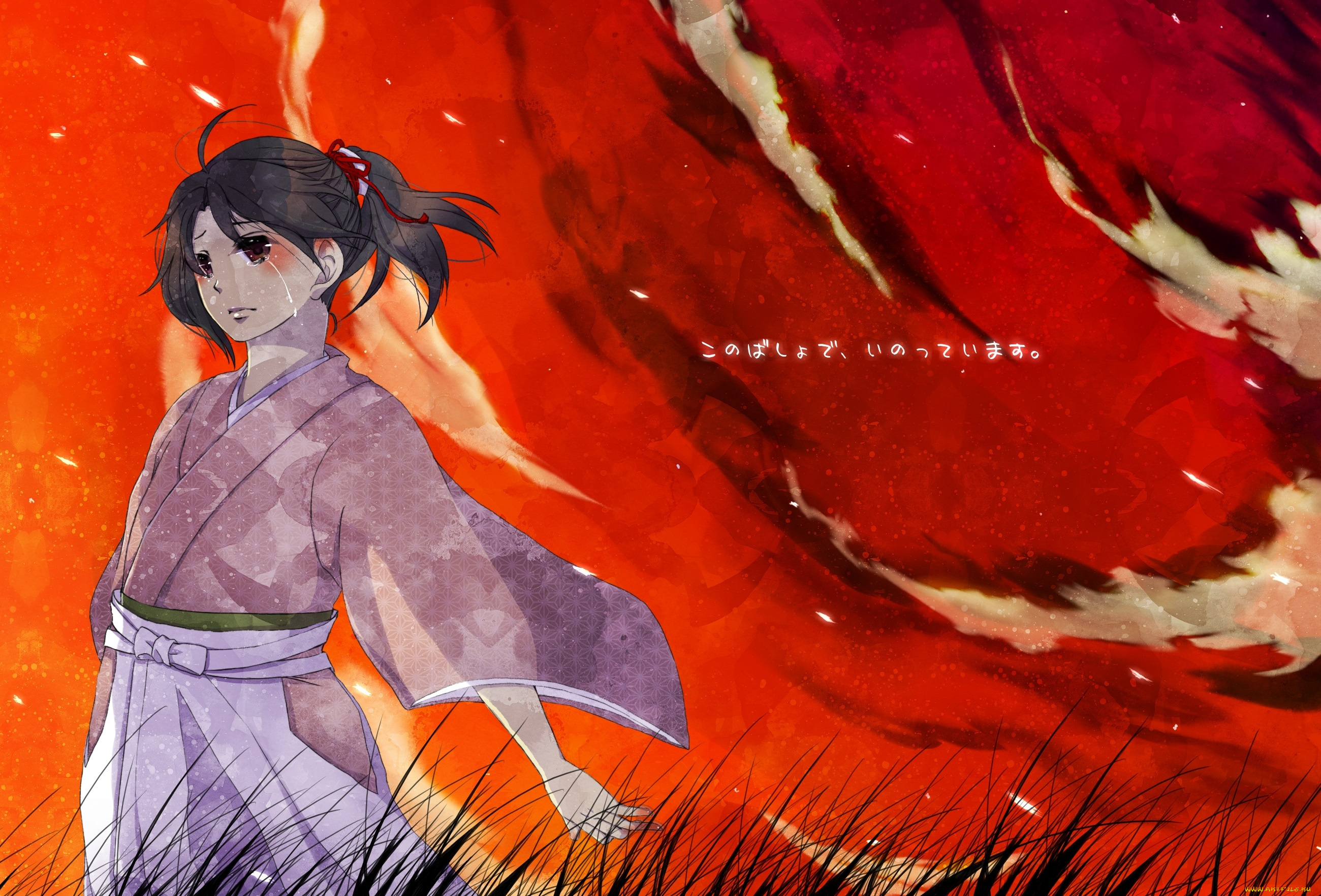 аниме, hakuouki, yukimura, chizuru