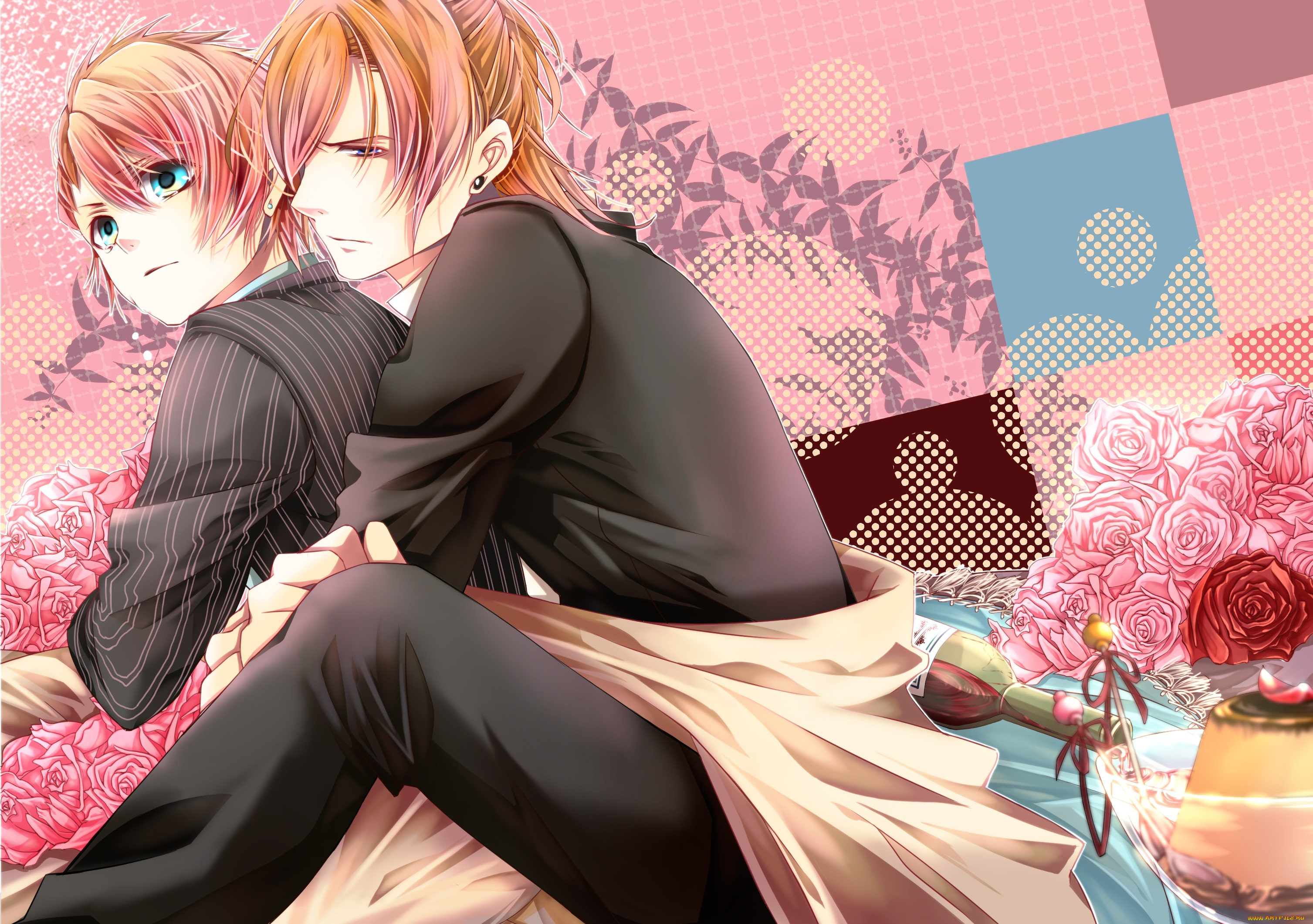 аниме, uta, no, prince-sama, парни