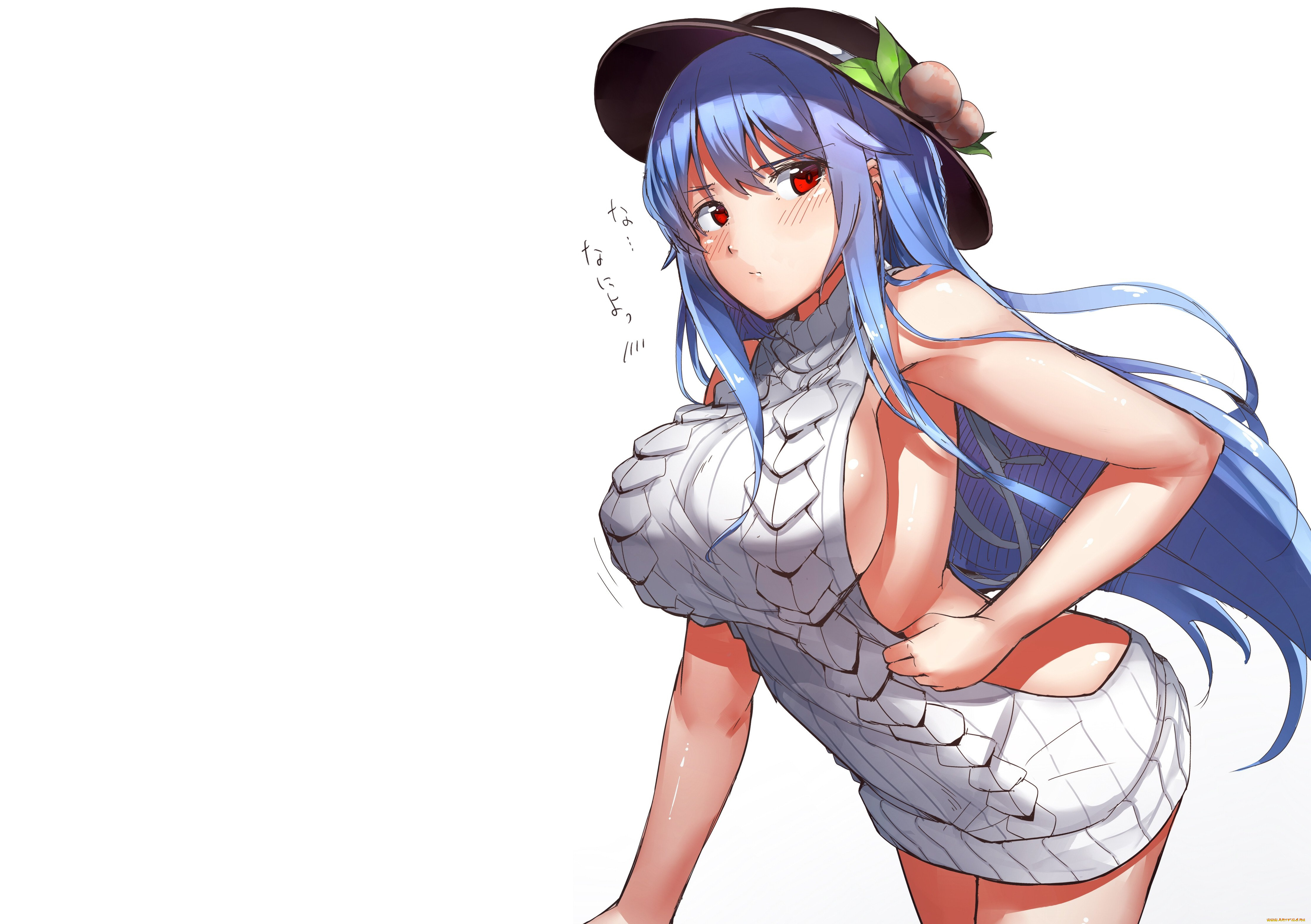 аниме, touhou, hinanawi, tenshi