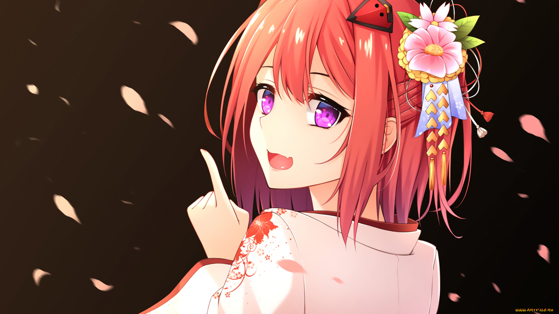 аниме, unknown, , другое, , фон, взгляд, девушка