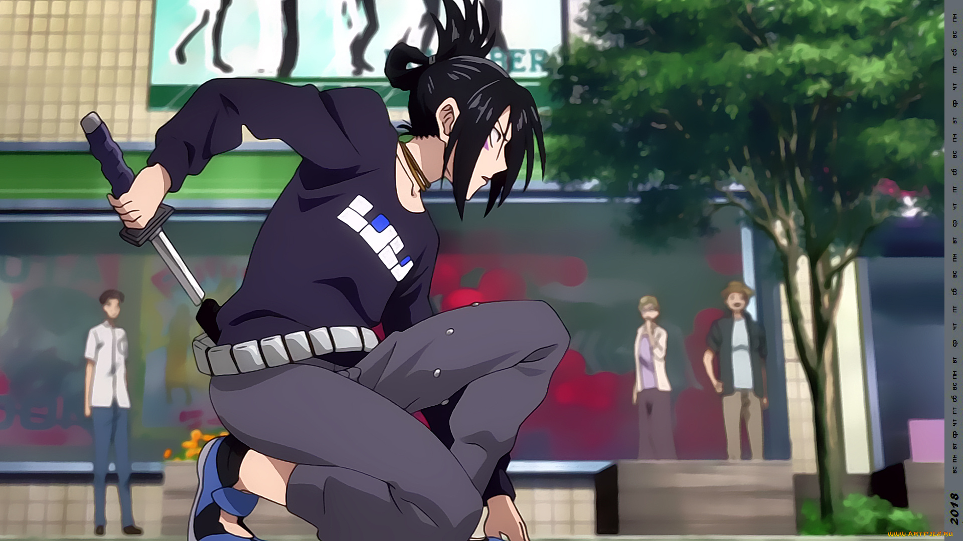 календари, аниме, девушка, профиль