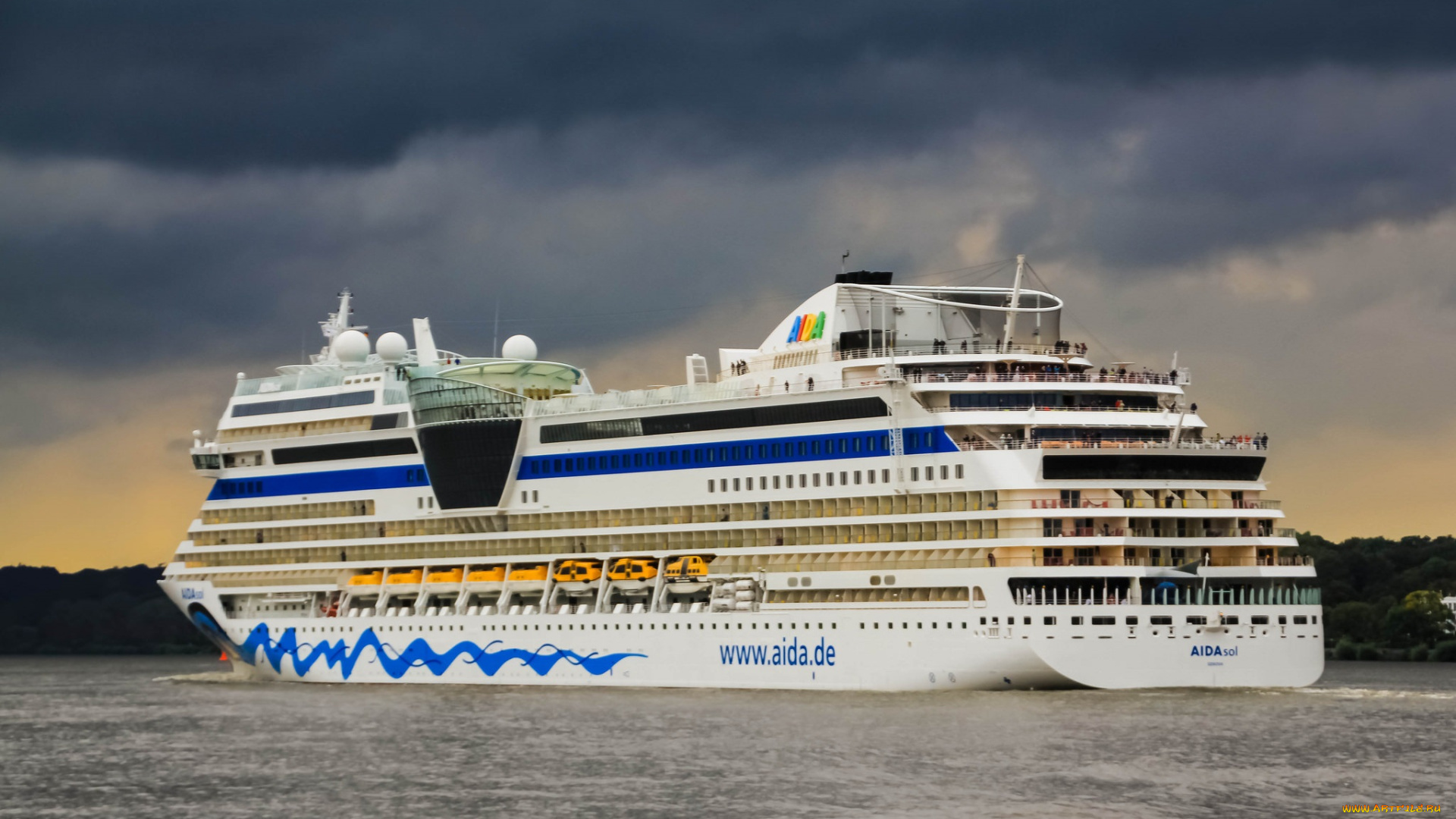 корабли, лайнеры, круиз, лайнер