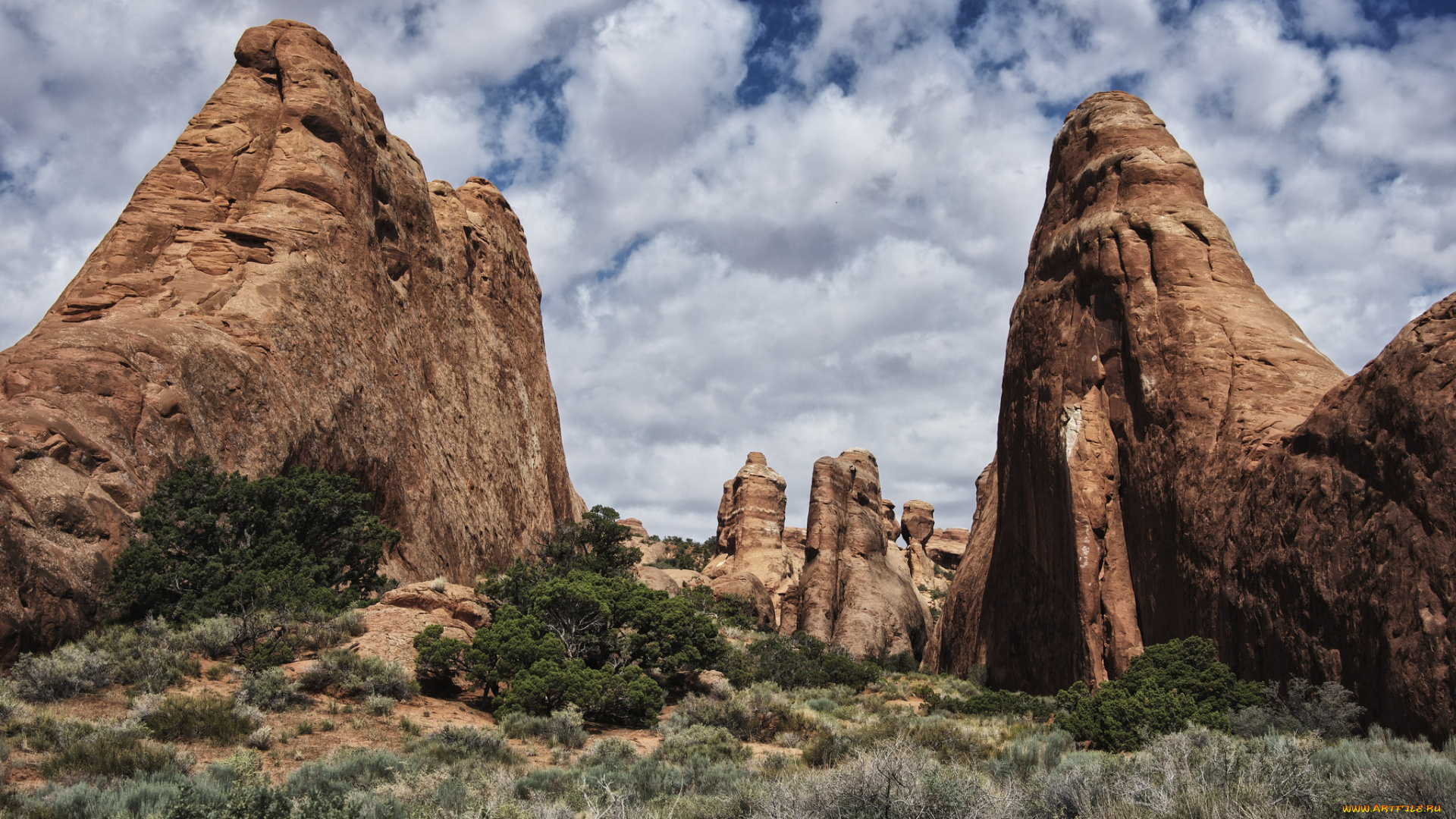 природа, горы, простор