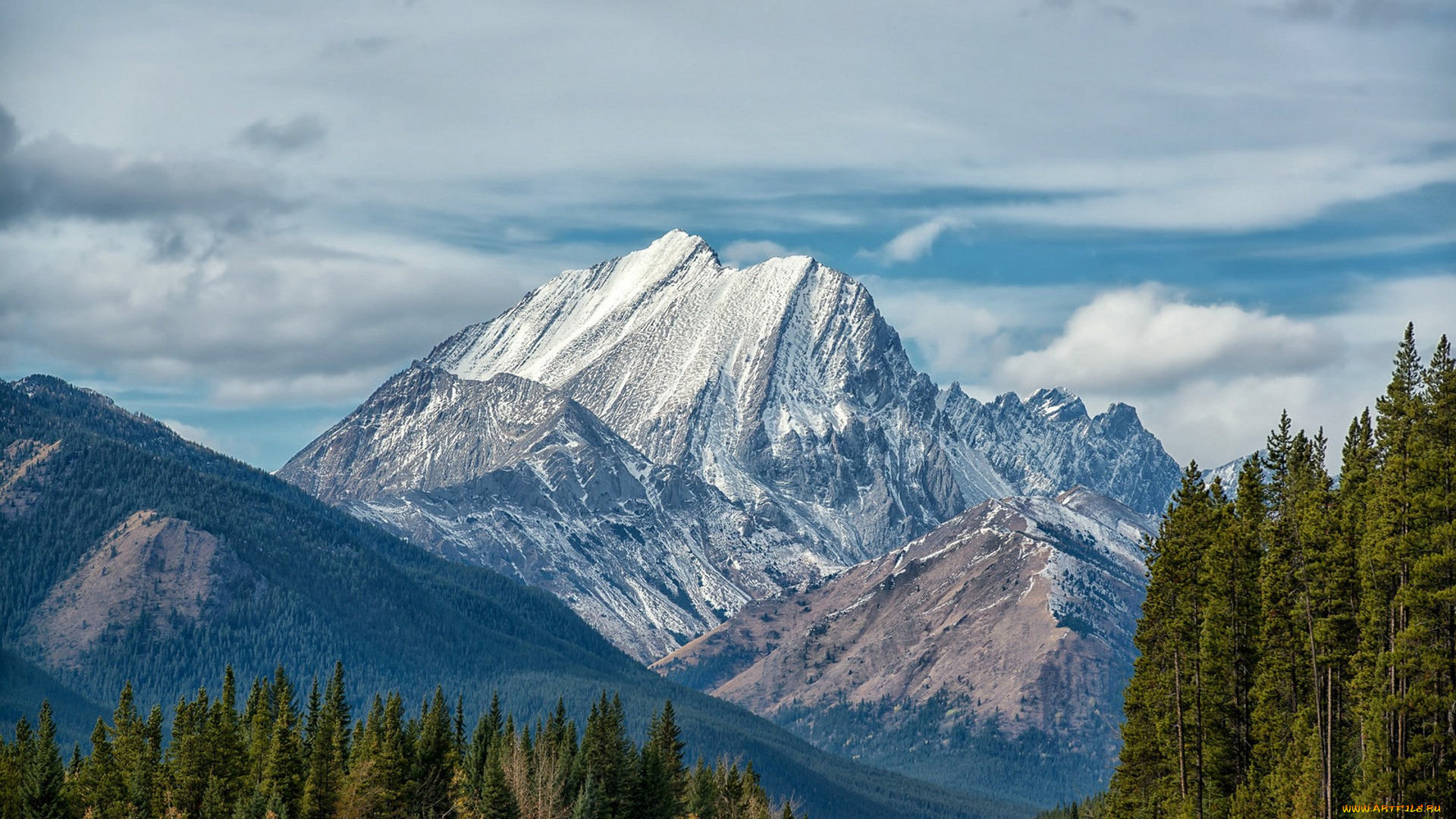 природа, горы, простор