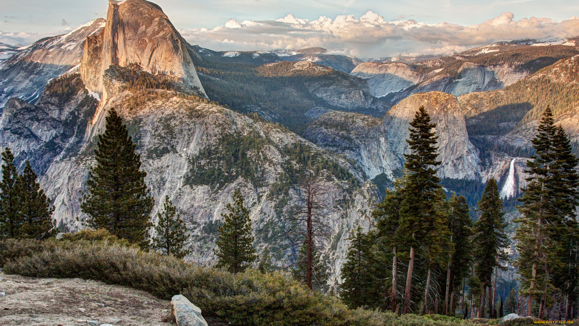 природа, горы, простор