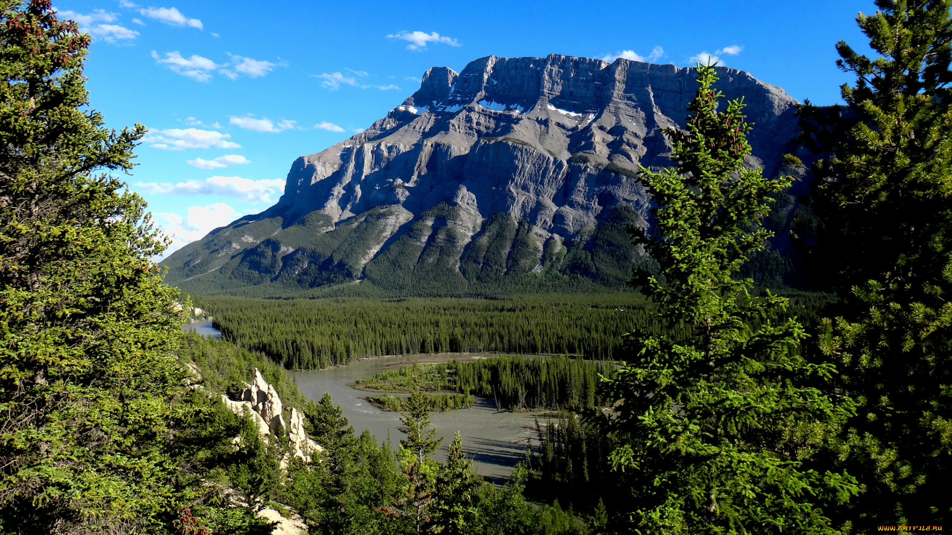 природа, горы, простор