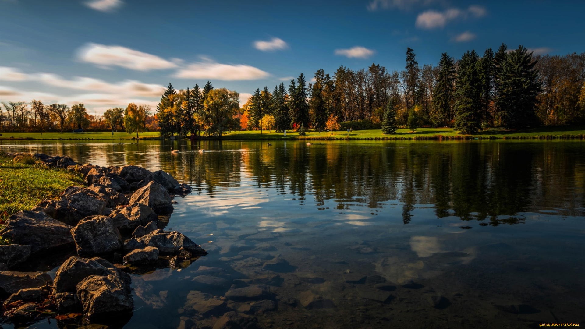 природа, реки, озера, простор