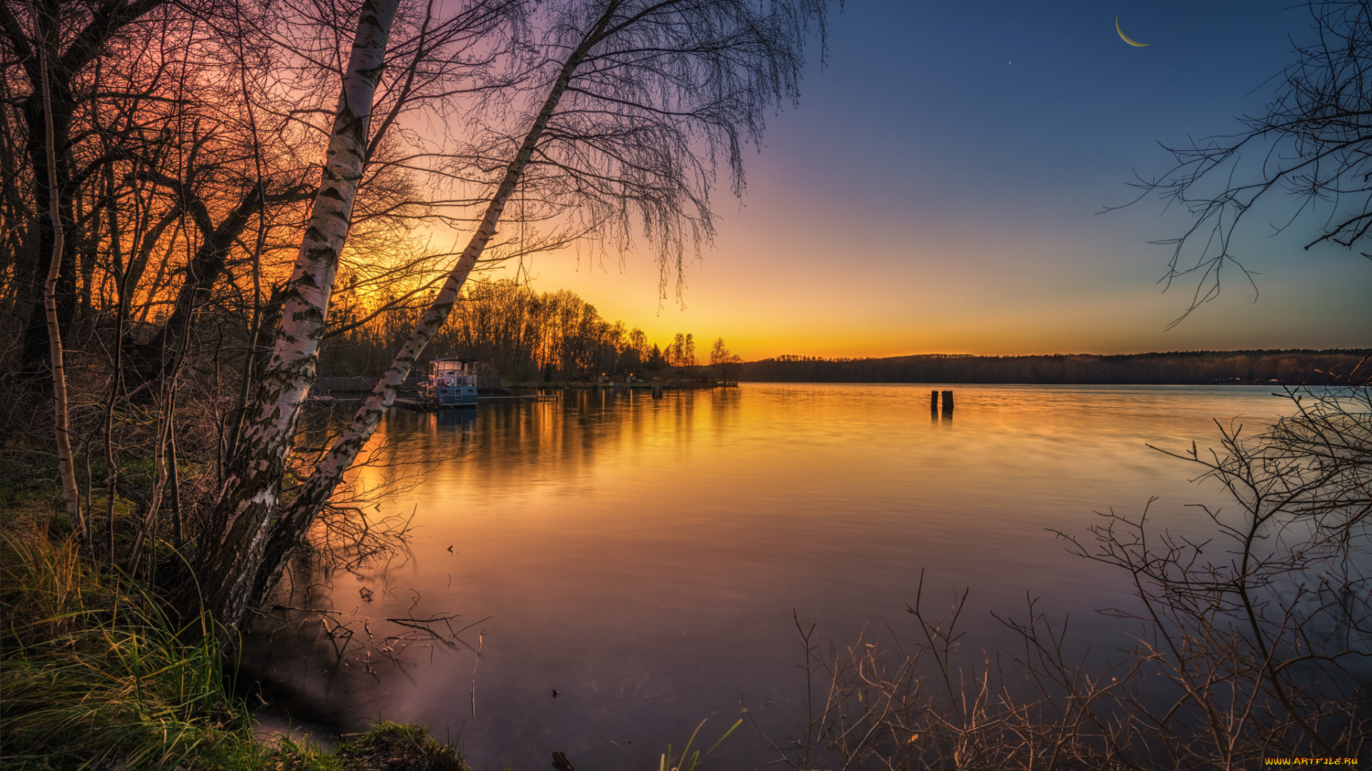 природа, реки, озера, простор