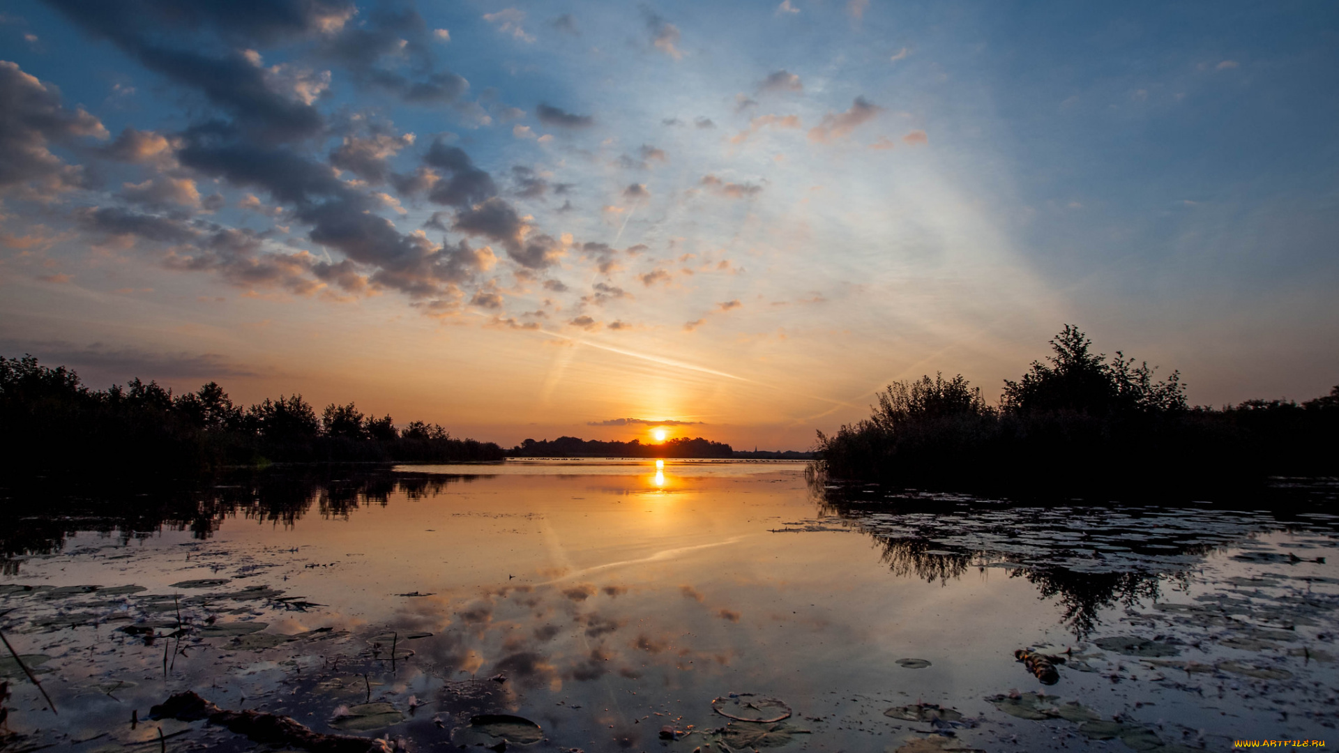 природа, восходы, закаты, простор