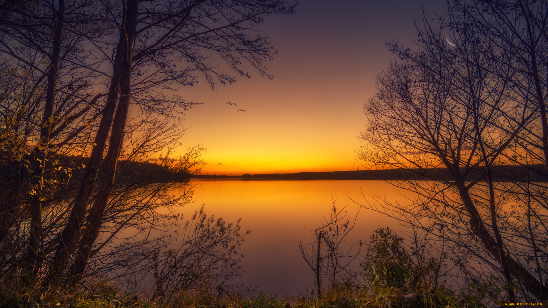 природа, восходы, закаты, простор