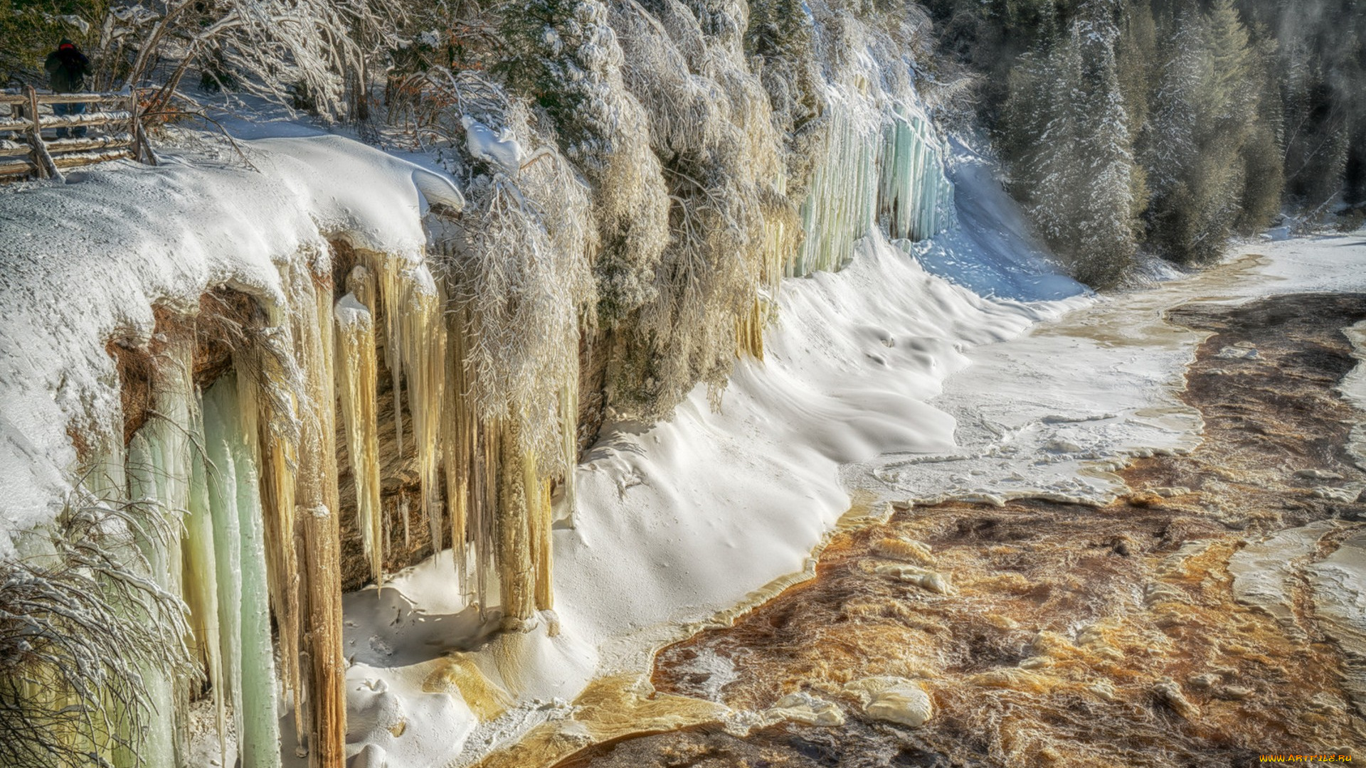 природа, зима, простор