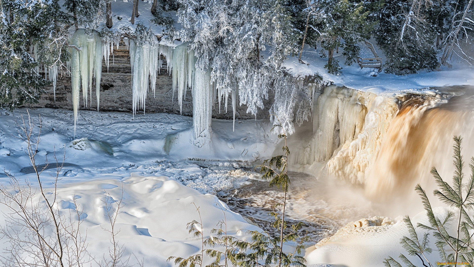 природа, зима, простор