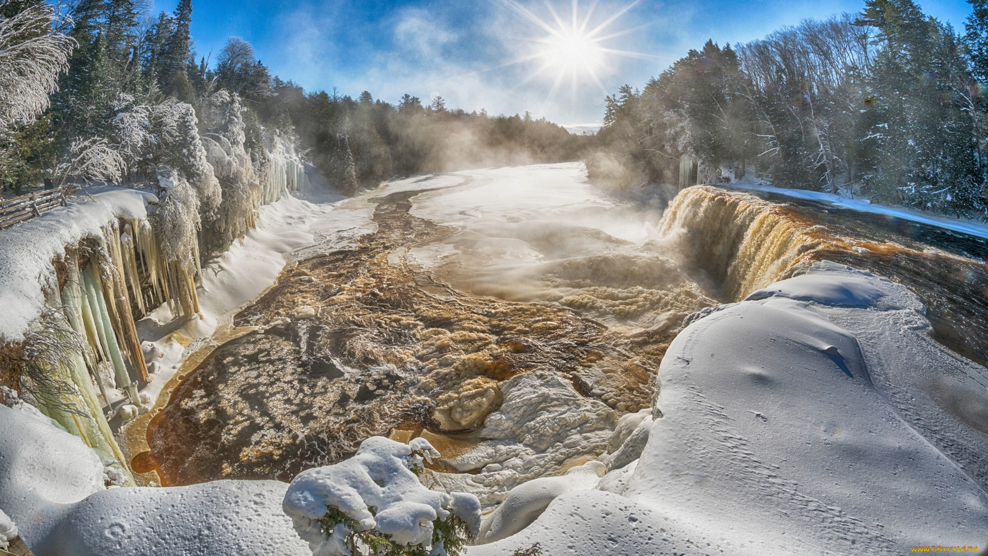 природа, зима, простор