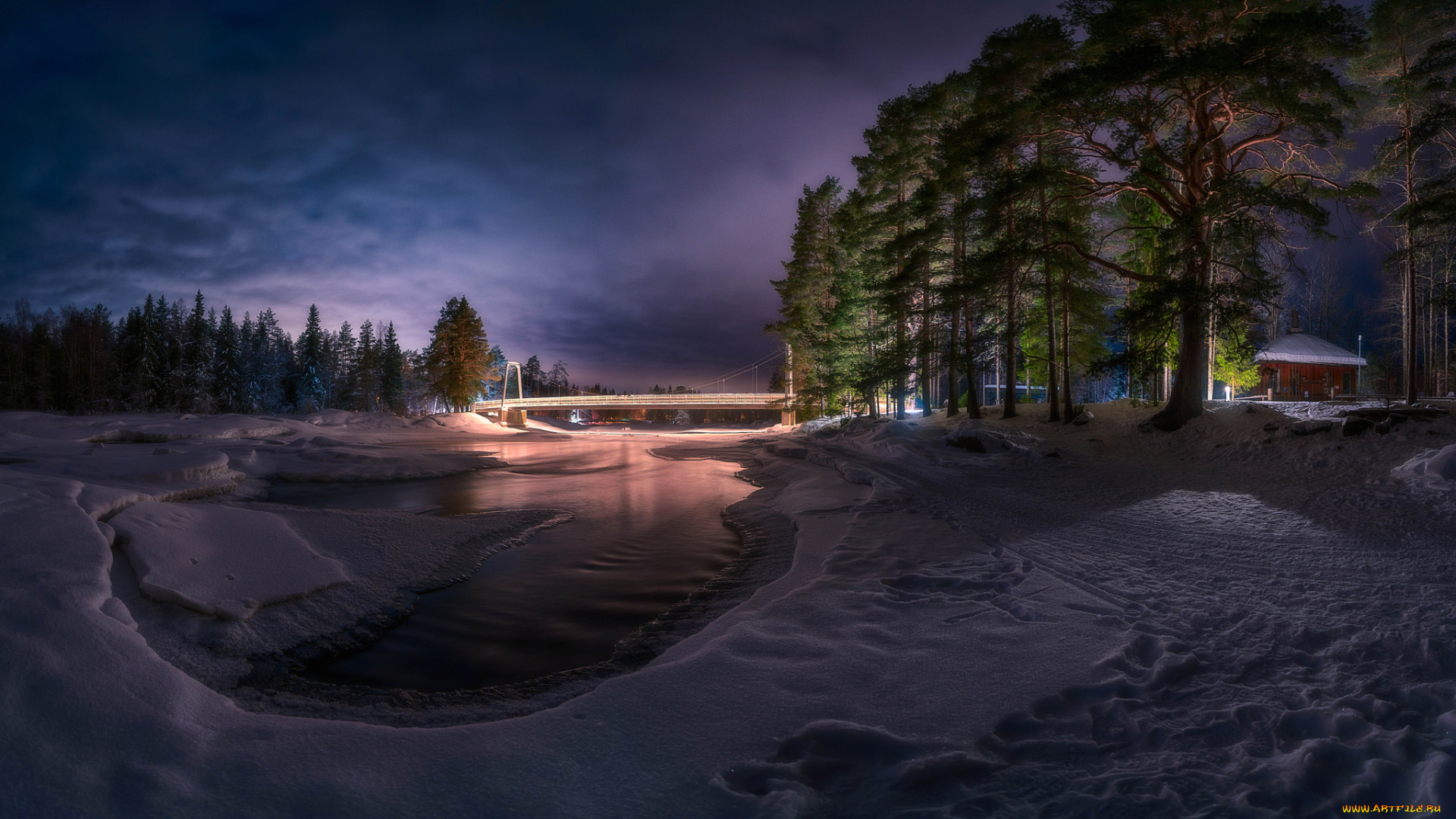 природа, зима, простор