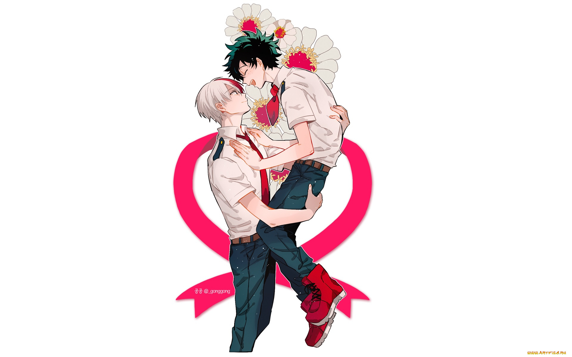 аниме, boku, no, hero, academia, моя, геройская, академия