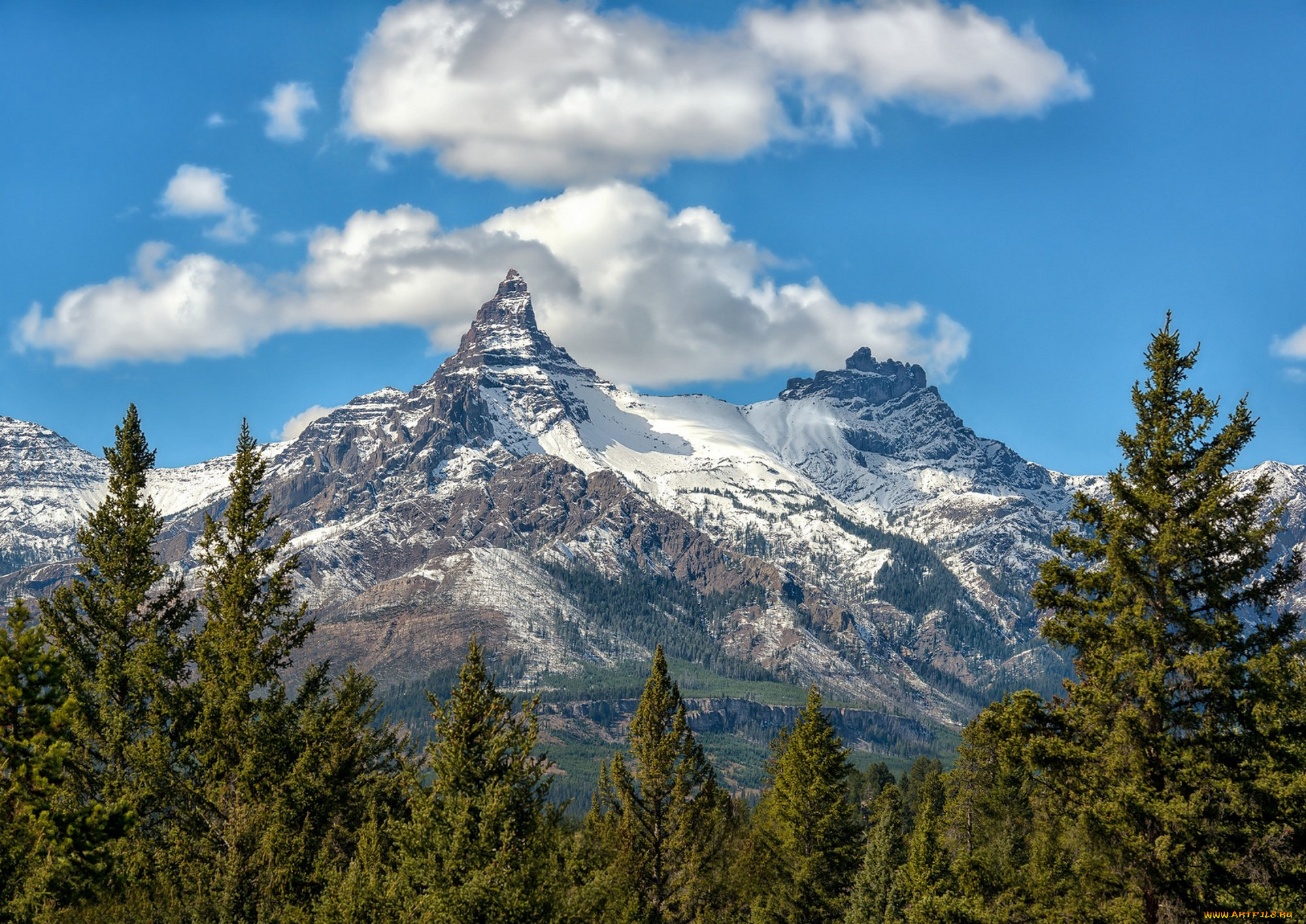 природа, горы, простор