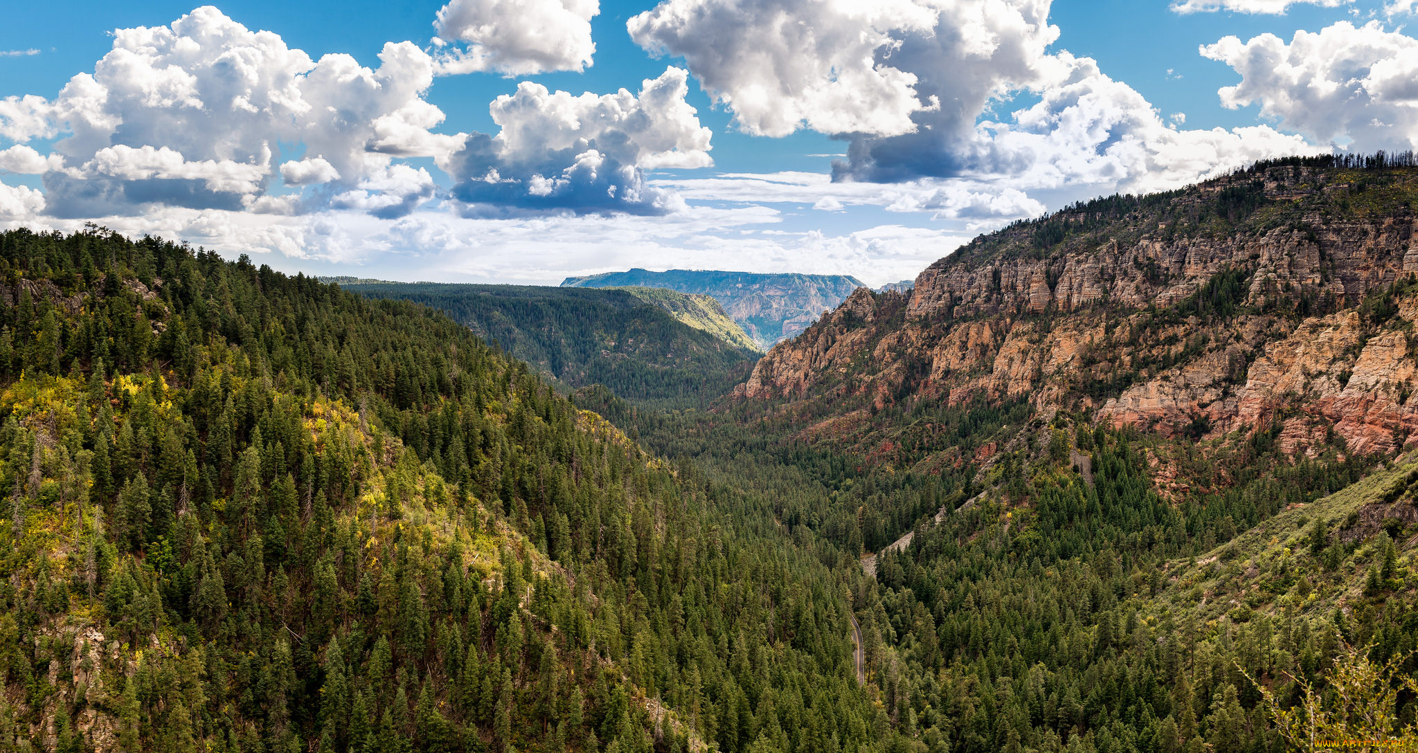 природа, горы, простор