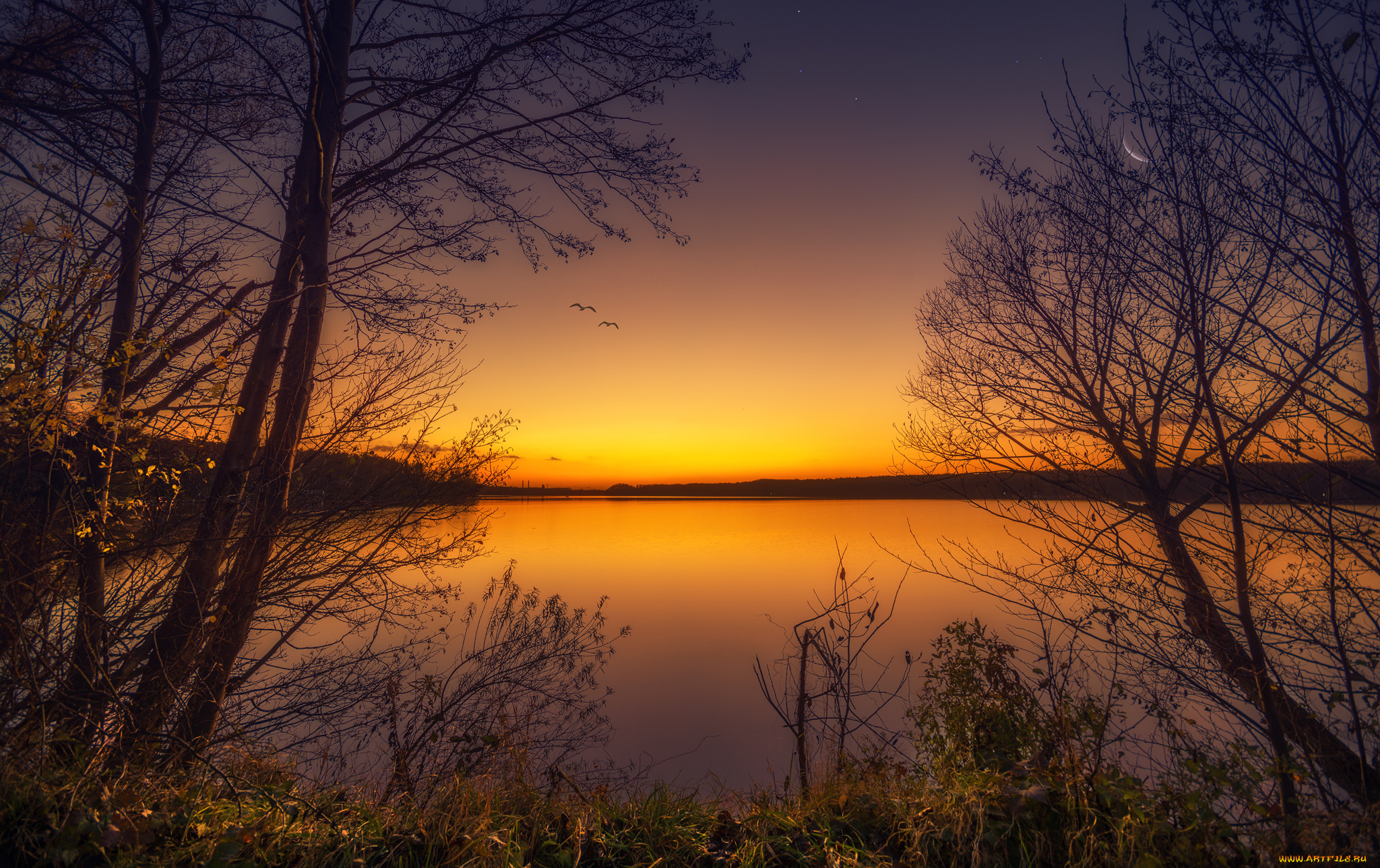 природа, восходы, закаты, простор