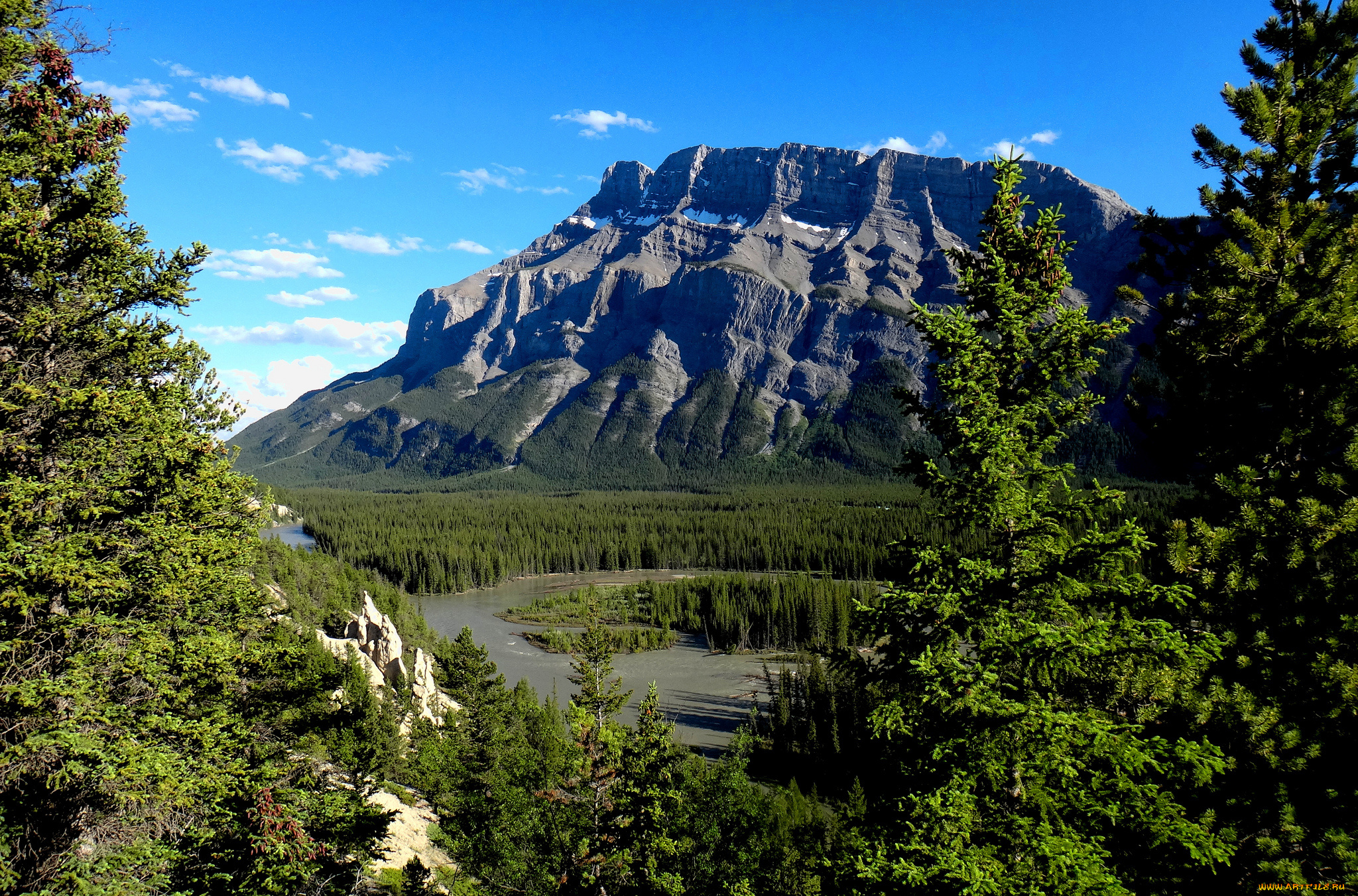 природа, горы, простор