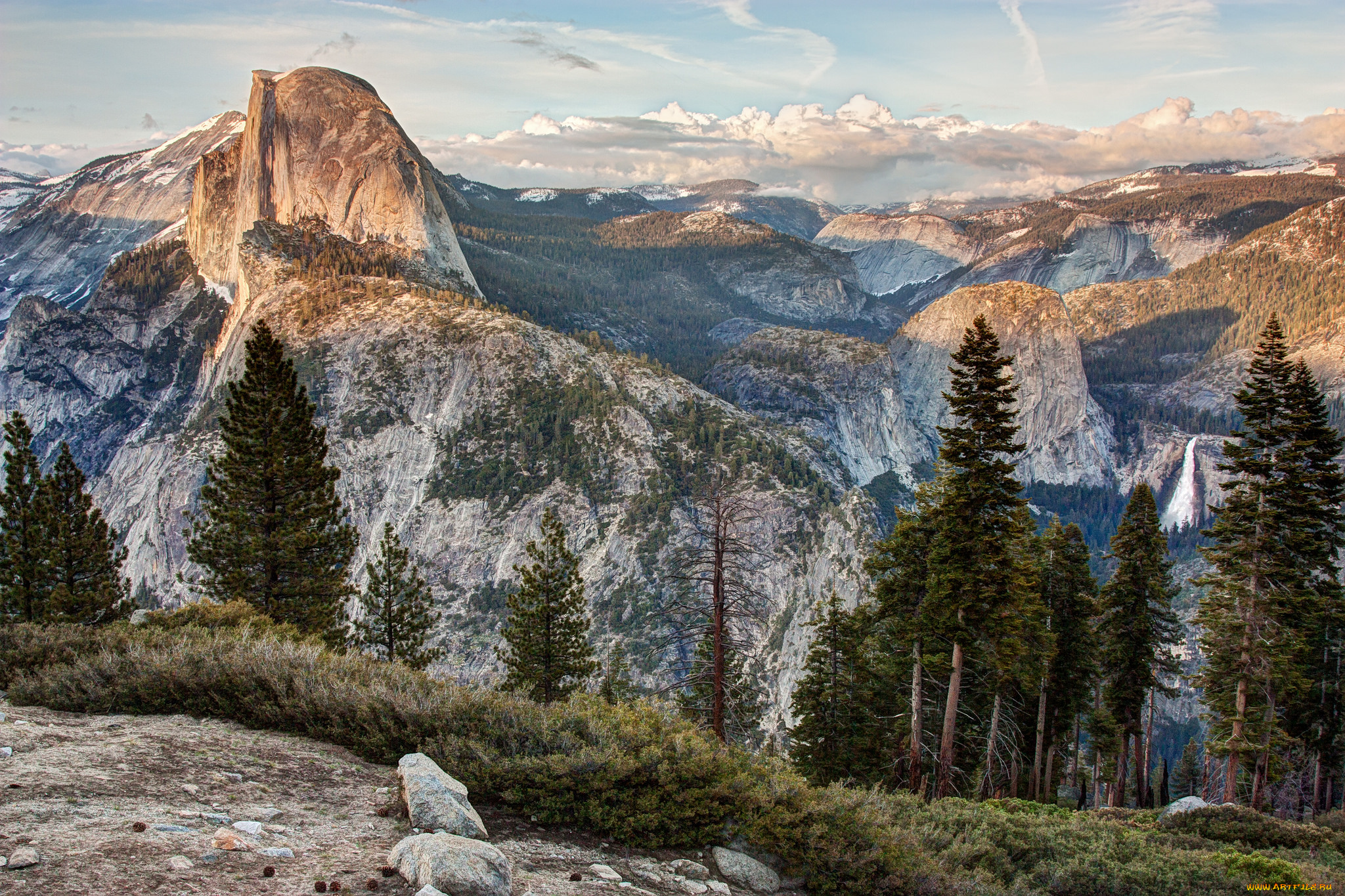 природа, горы, простор