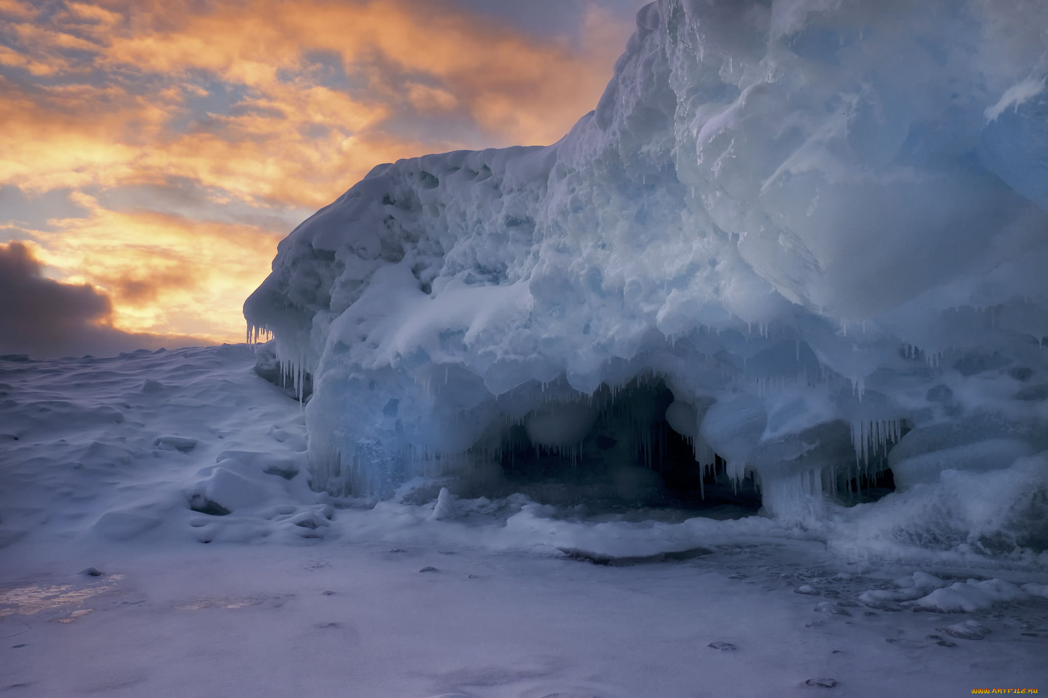 природа, зима, простор
