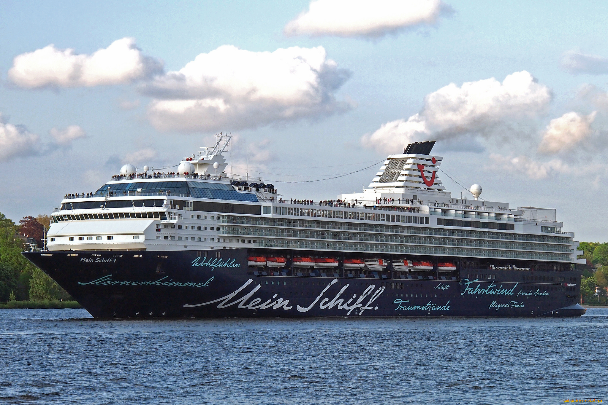 корабли, лайнеры, круиз, лайнер