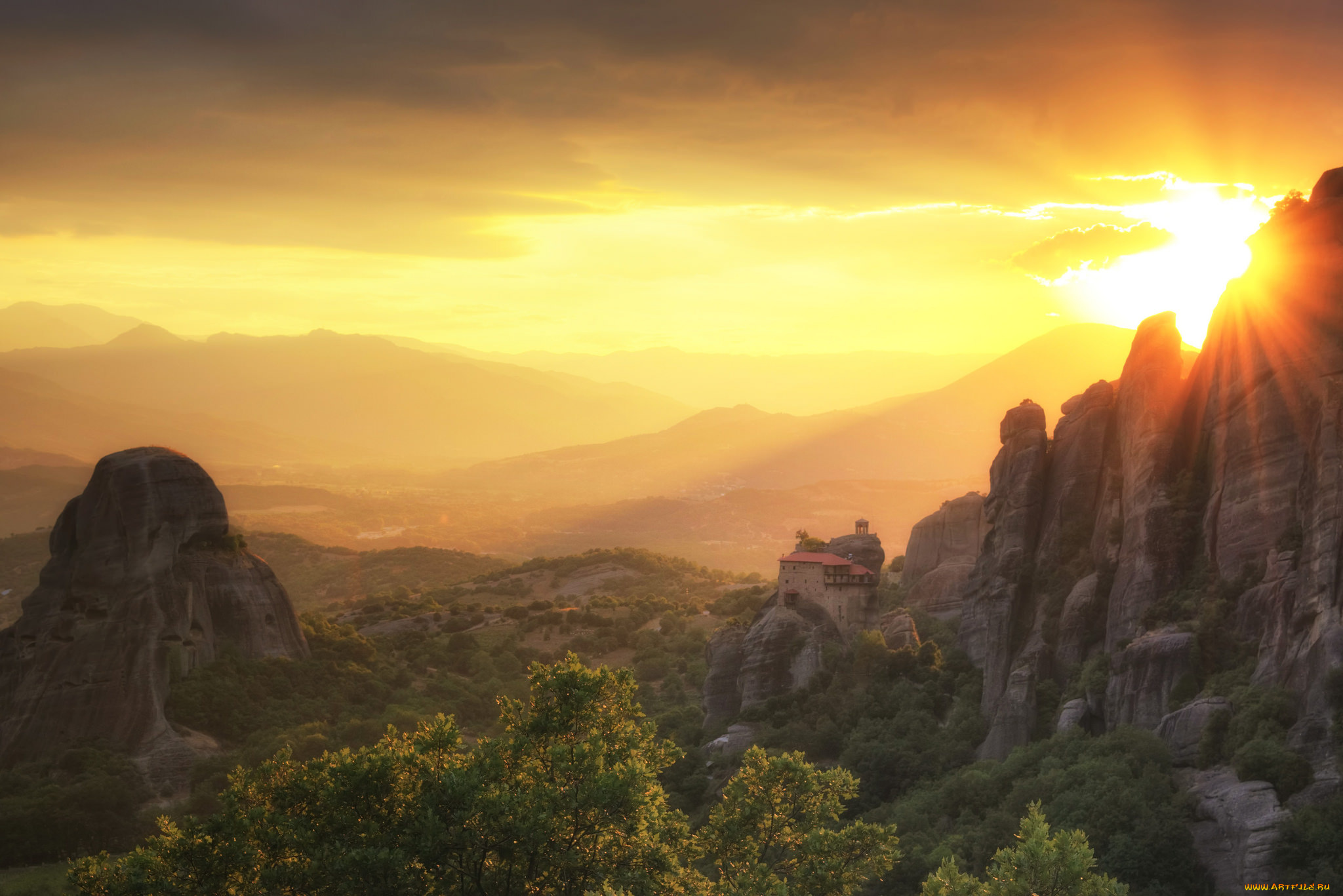 природа, восходы, закаты, простор