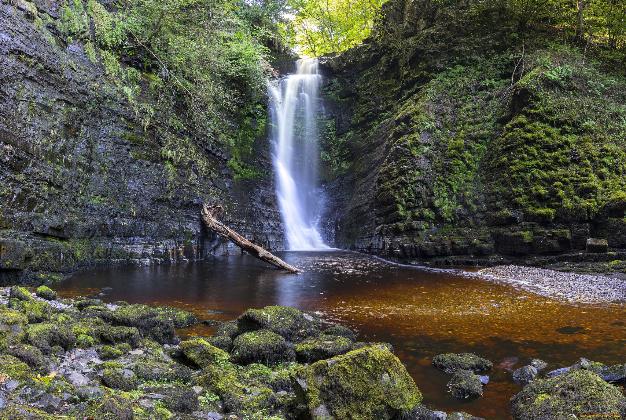 природа, водопады, простор