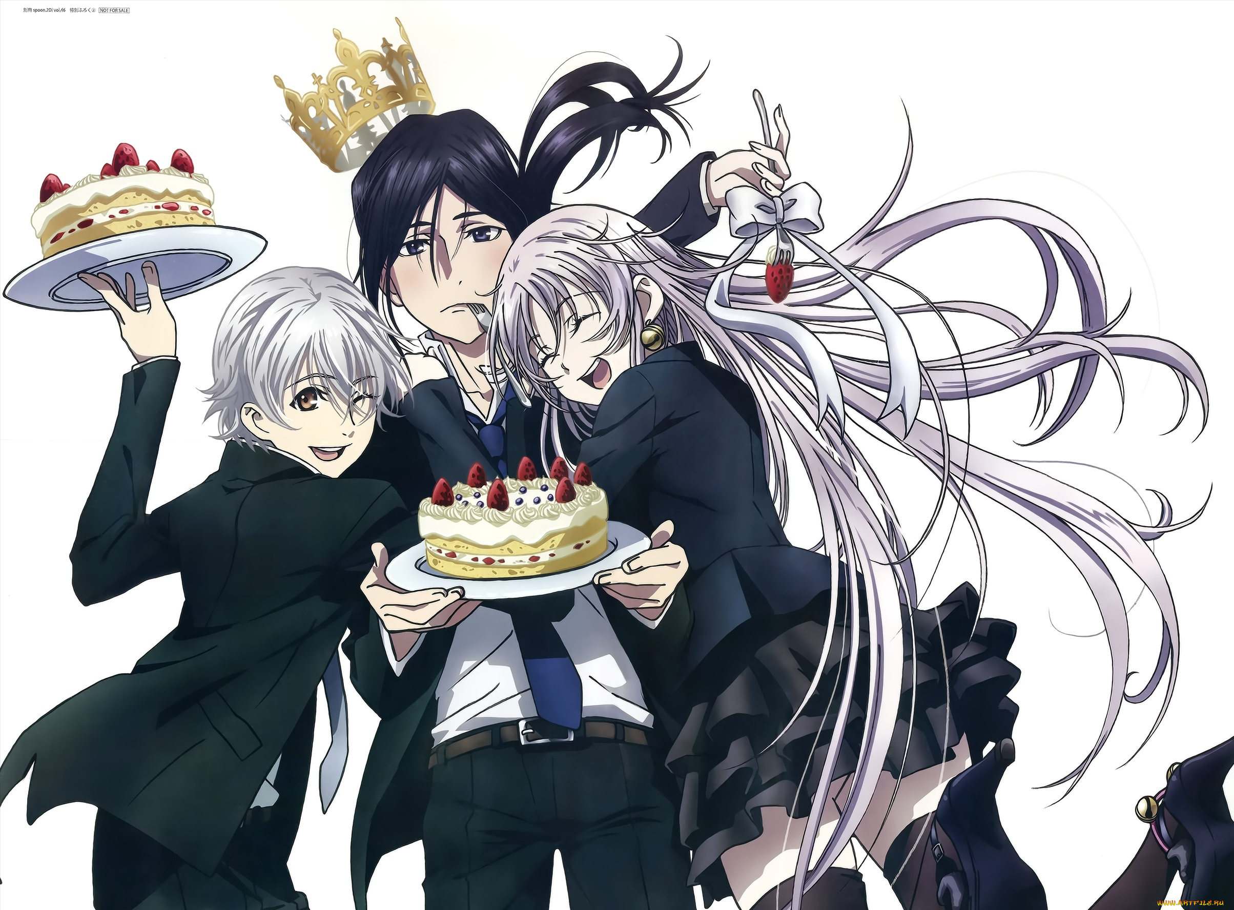 аниме, k, project, isana, yashiro, neko, yatogami, kuroh, k, project